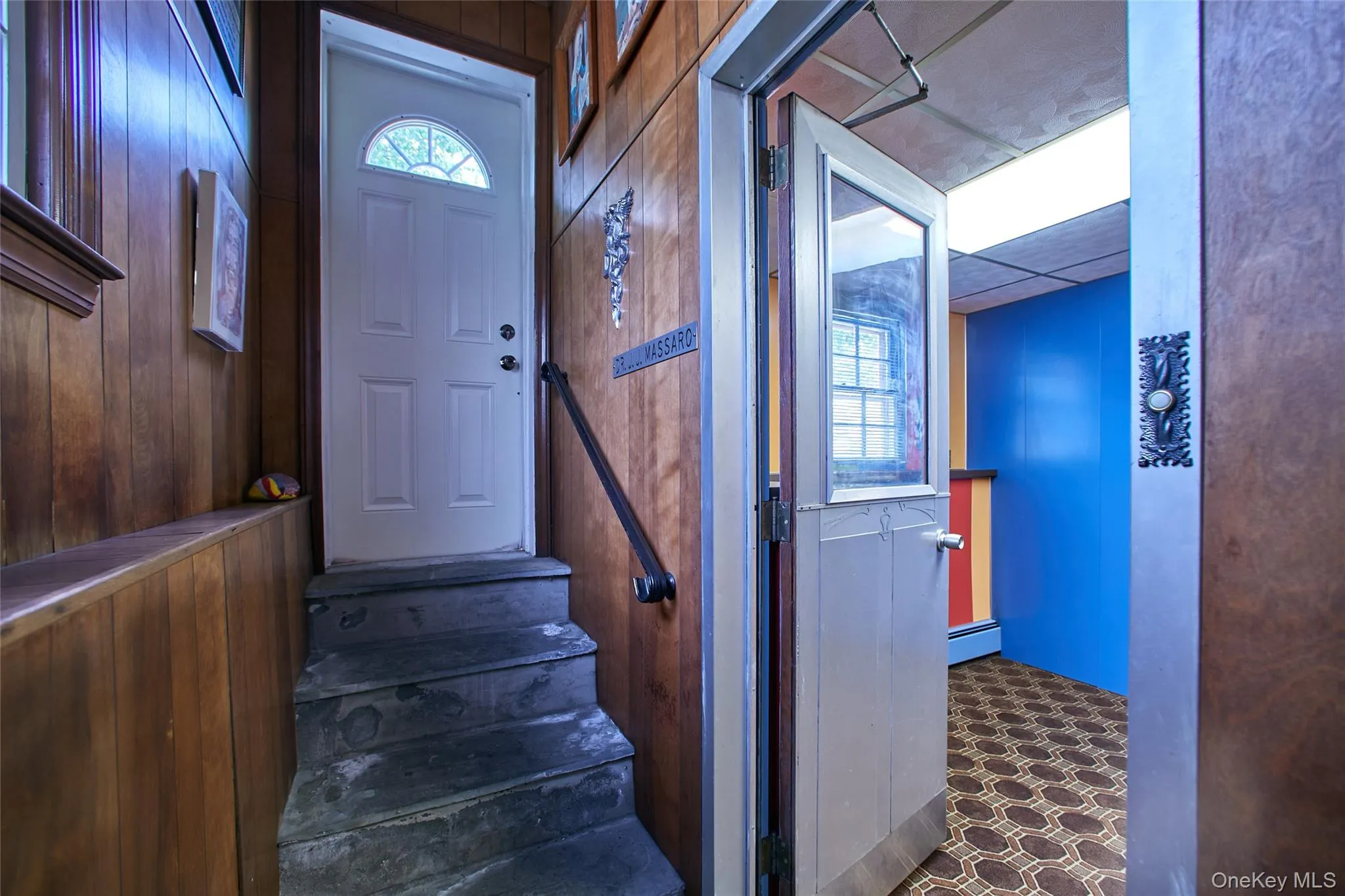 Office entrance. Office entrance.