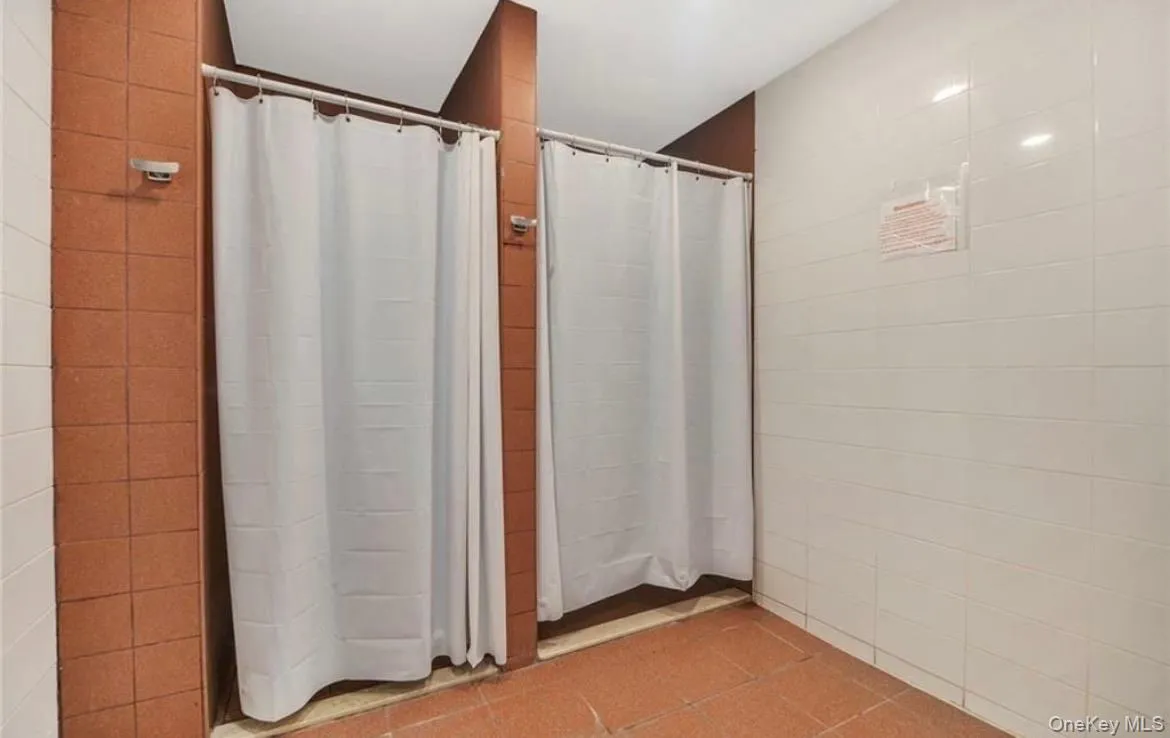 Showers in the locker room Showers in the locker room
