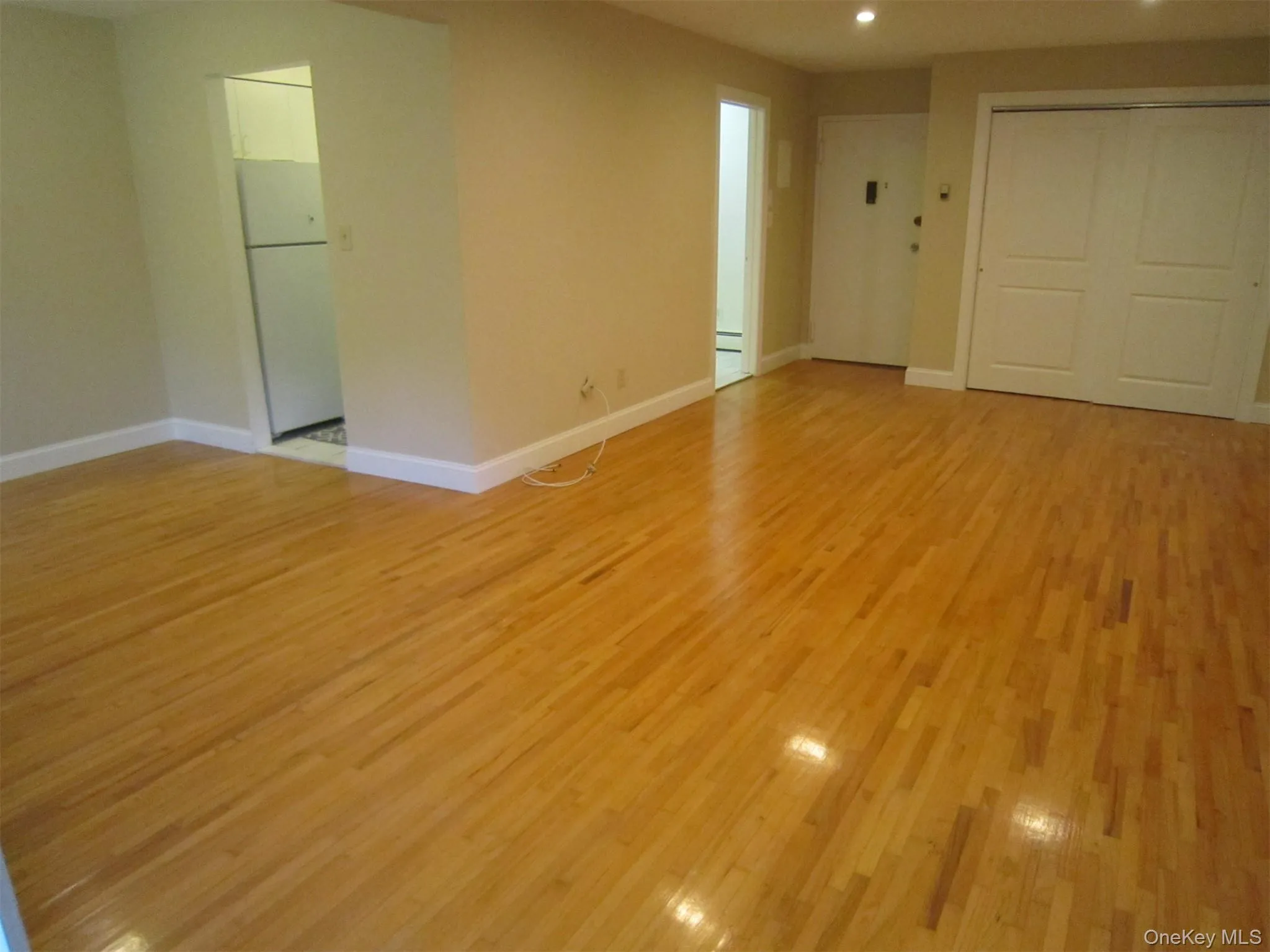 The living room opens to the dining area The living room opens to the dining area