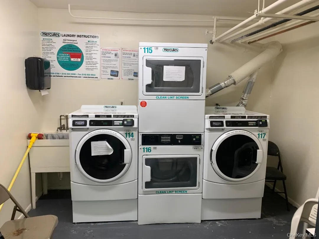 There's a shared laundry room downstairs in the basement - no need to go outside! There's a shared laundry room downstairs in the basement - no need to go outside!
