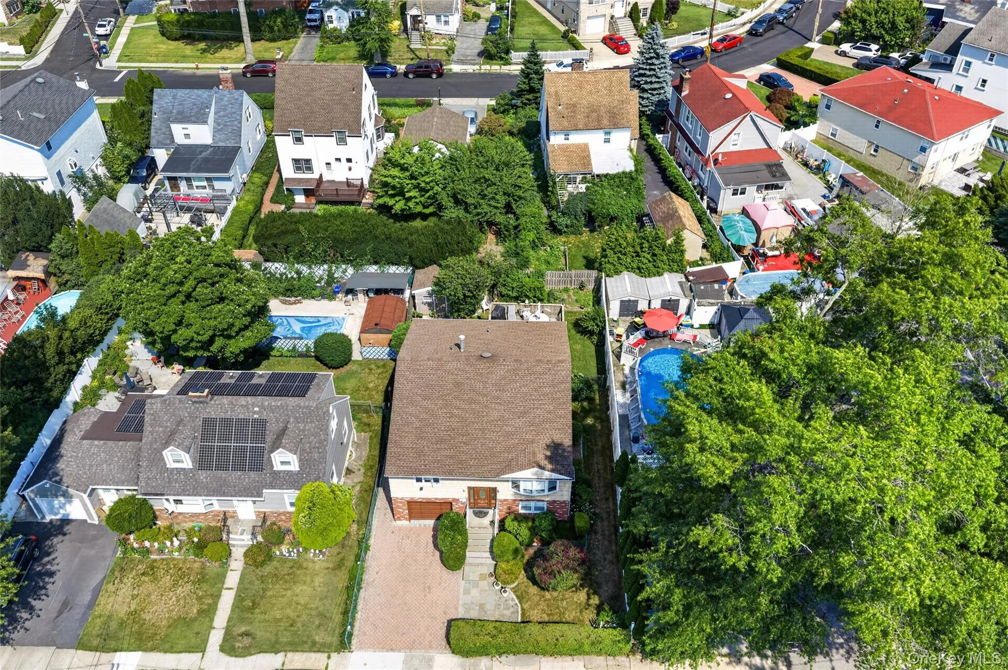 Aerial perspective showcasing several residential properties Aerial perspective showcasing several residential properties