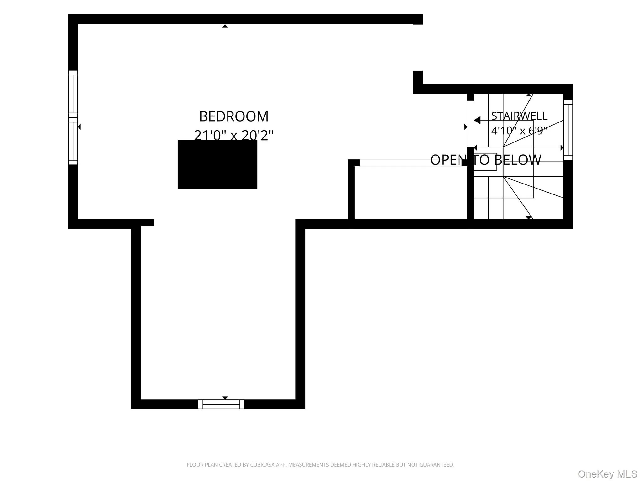 Attic floor plan Attic floor plan
