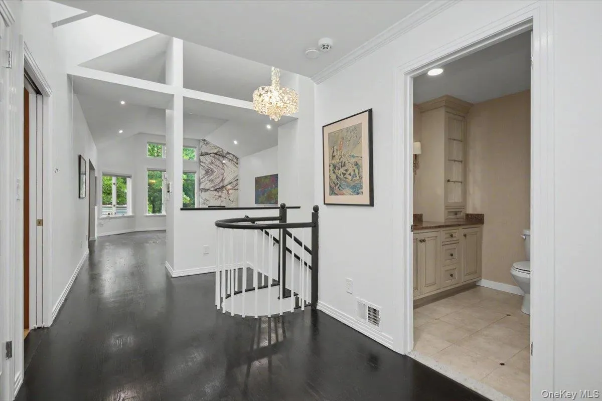 Freshly refinished and stained hardwood floors throughout main level. Freshly refinished and stained hardwood floors throughout main level.