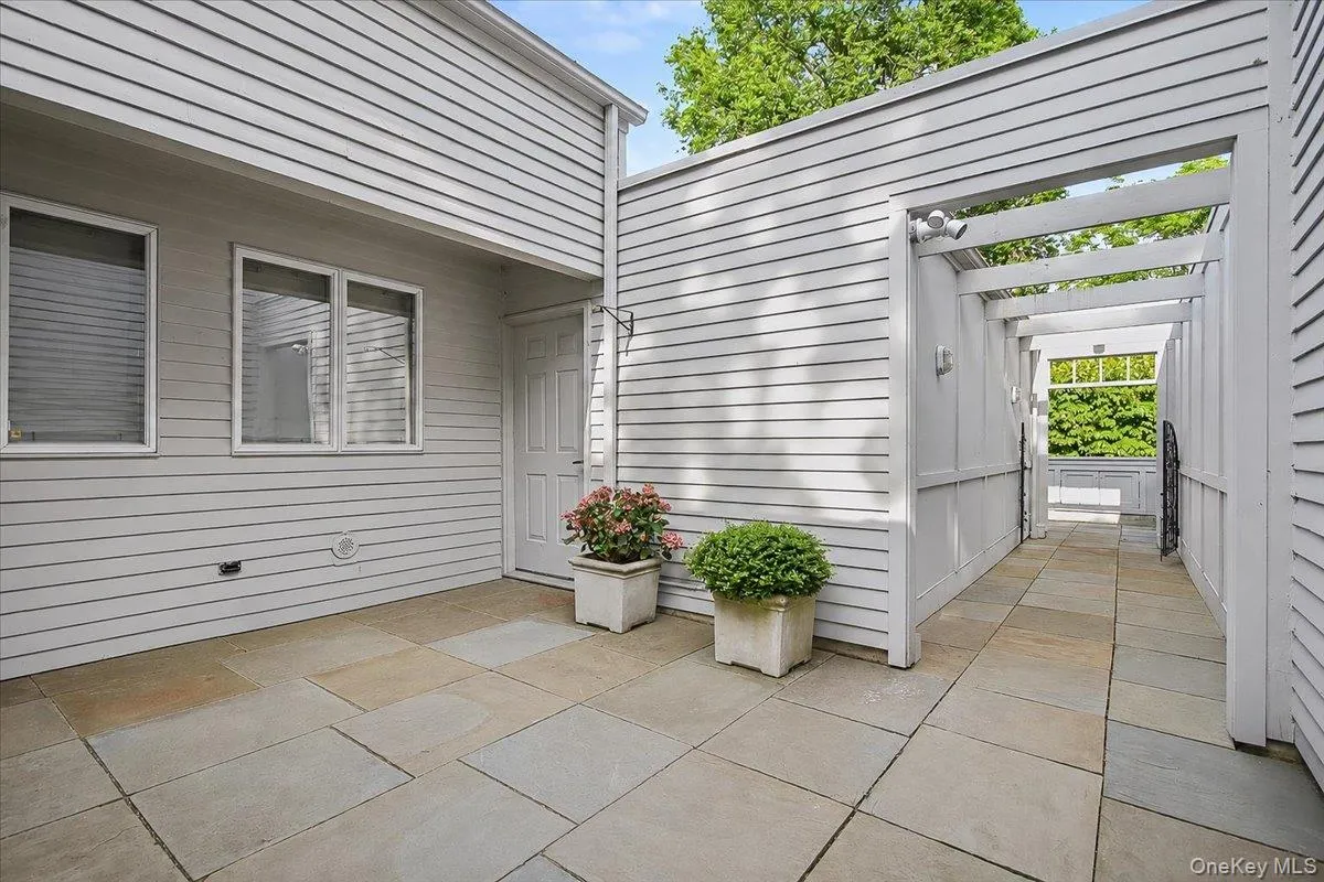 Private paved patio. Private paved patio.