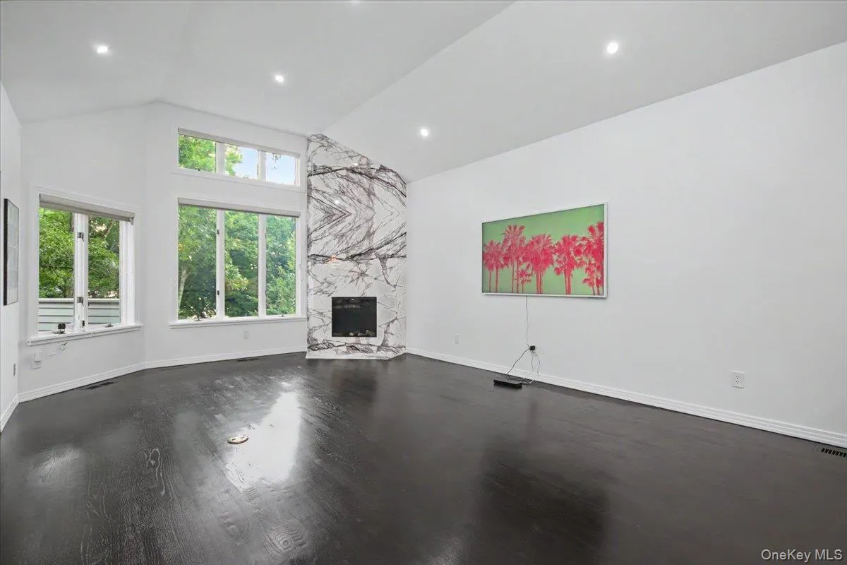 Newly refinished and stained hardwood floors throughout main level. Newly refinished and stained hardwood floors throughout main level.