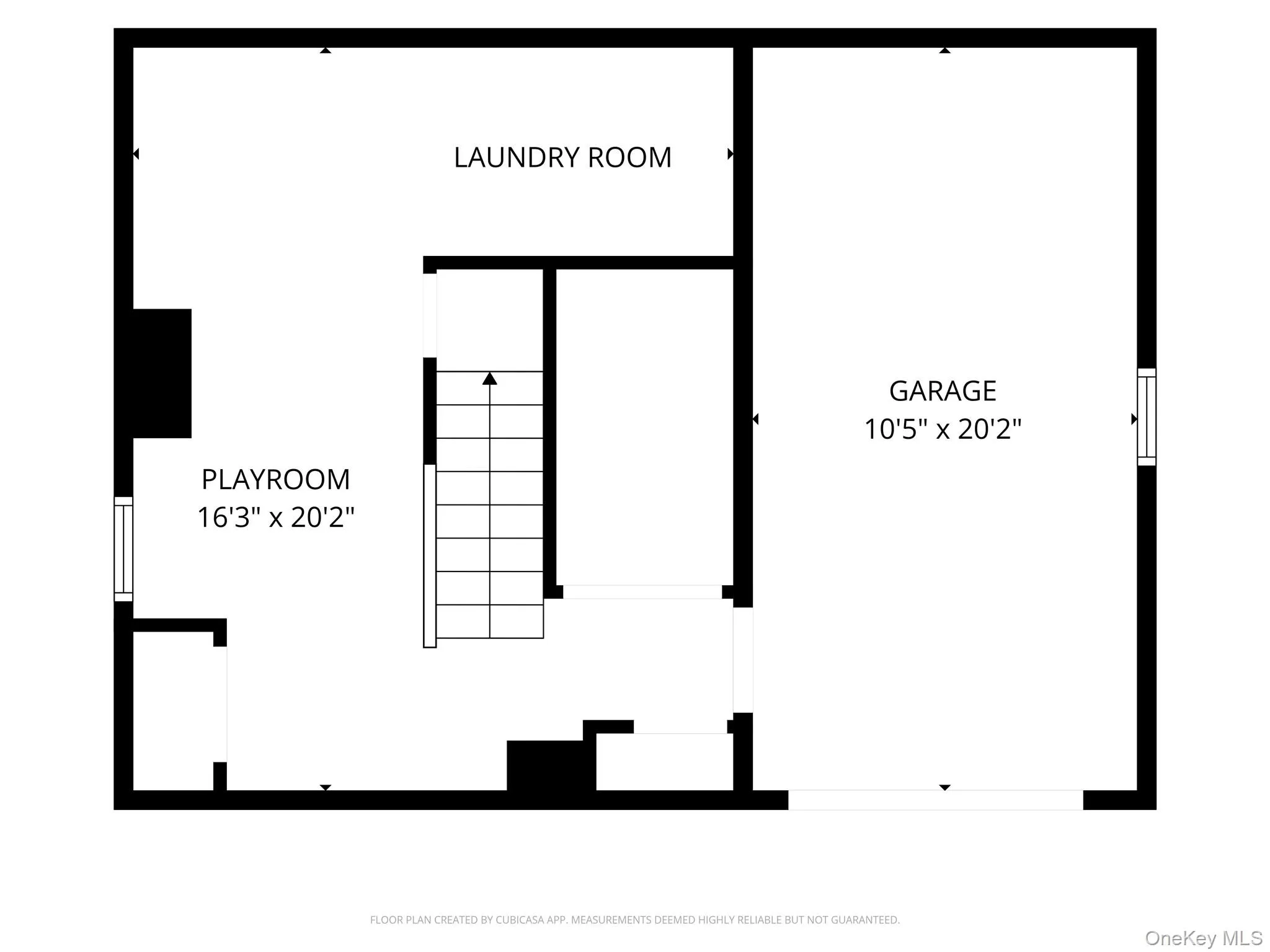 Basement floorplan. Basement floorplan.