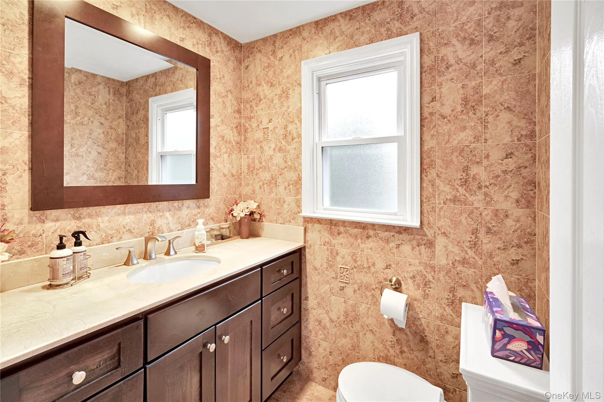 First floor half bath. First floor half bath.