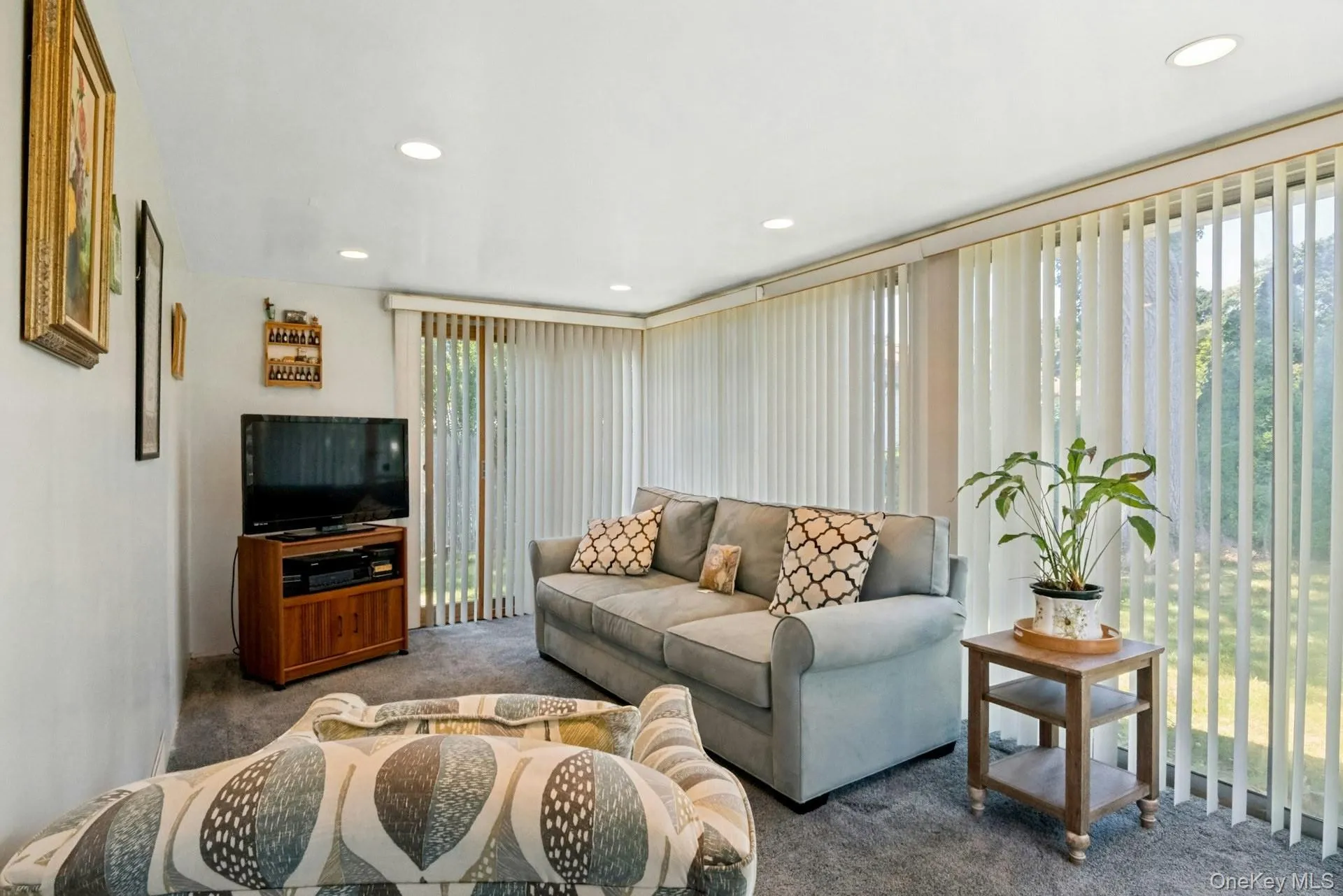 Three Season Room with sliding door to deck Three Season Room with sliding door to deck