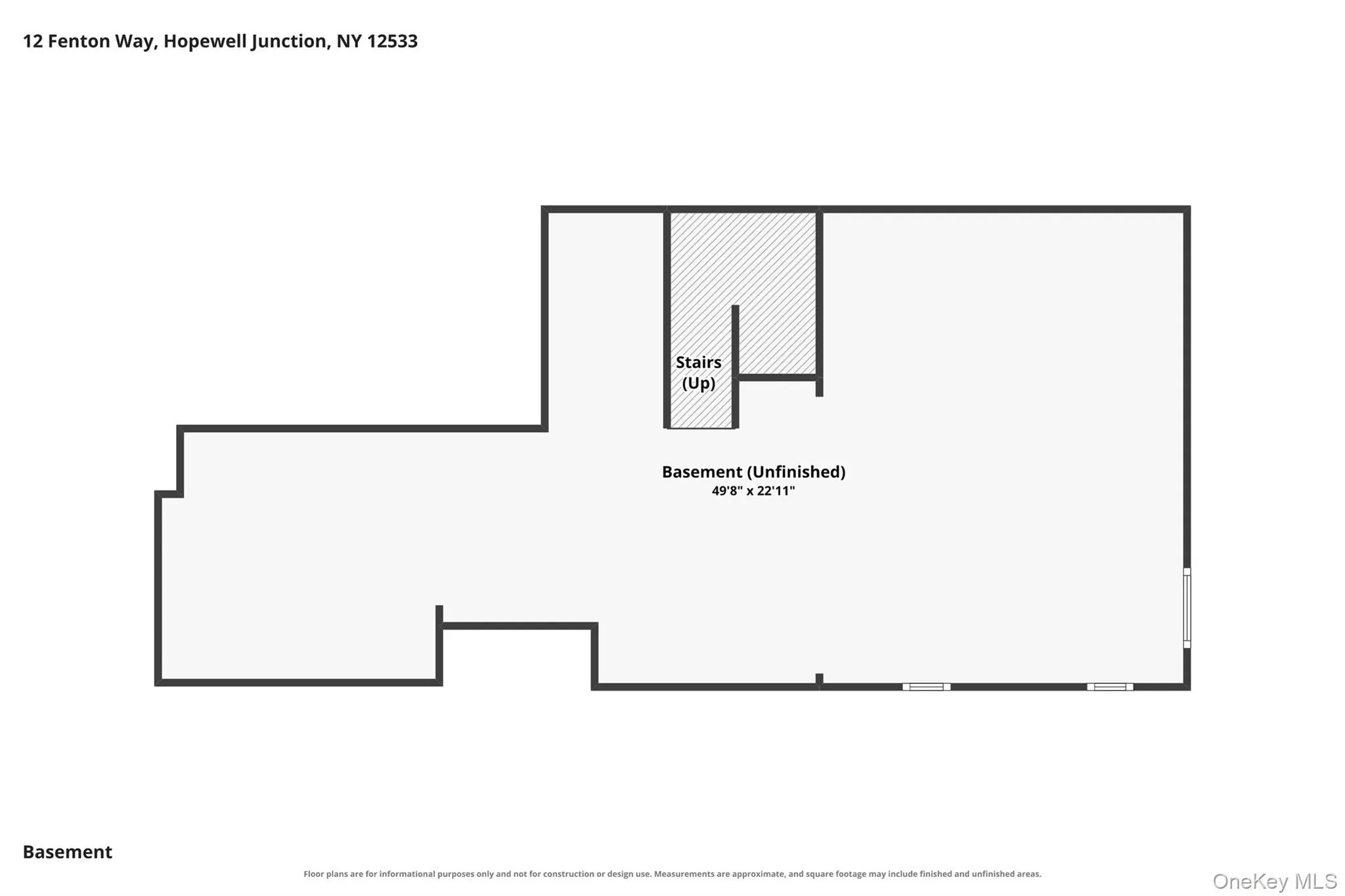 Basement floor plan layout. Basement floor plan layout.