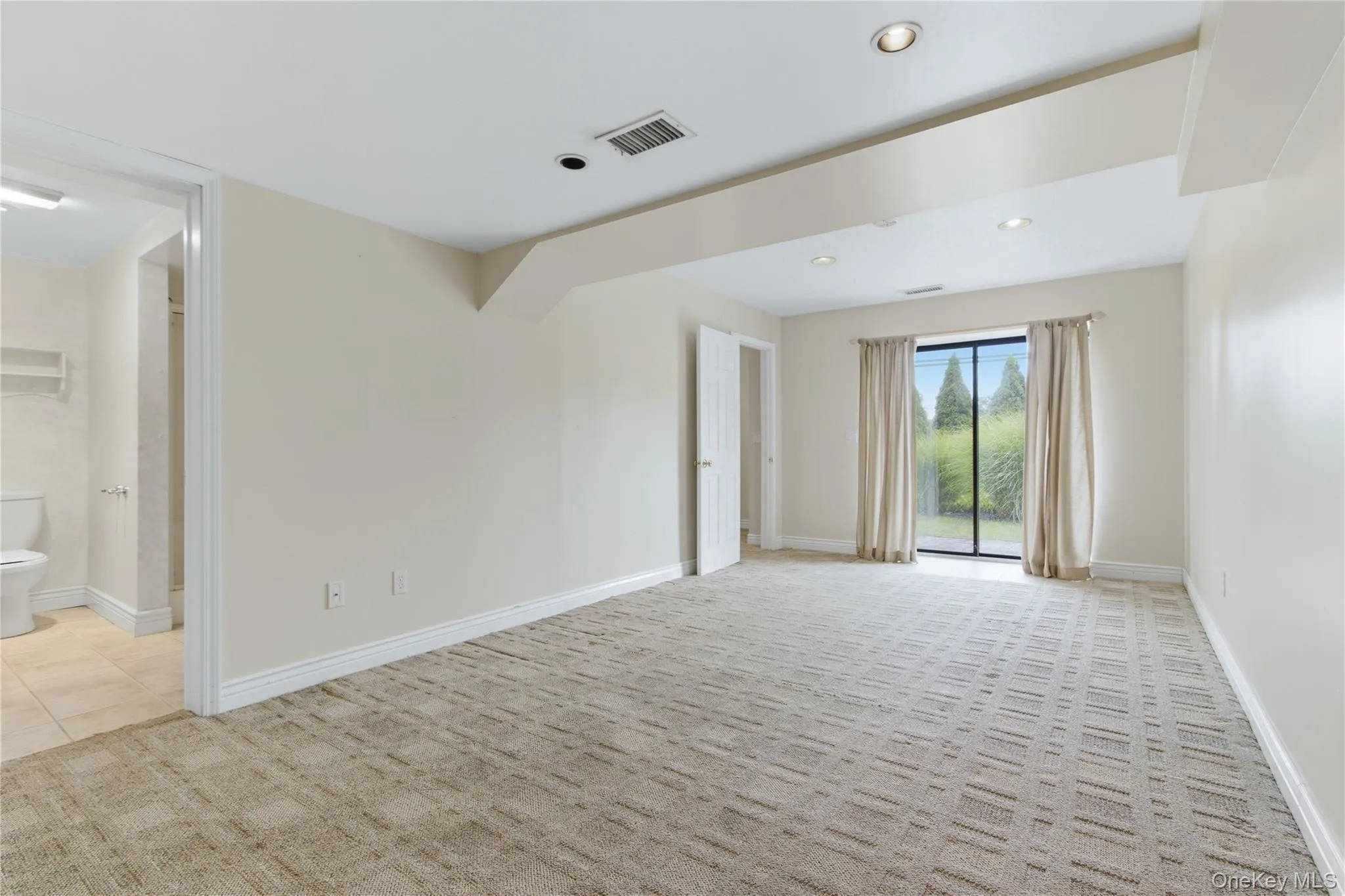 Finished family room in bsmt Finished family room in bsmt