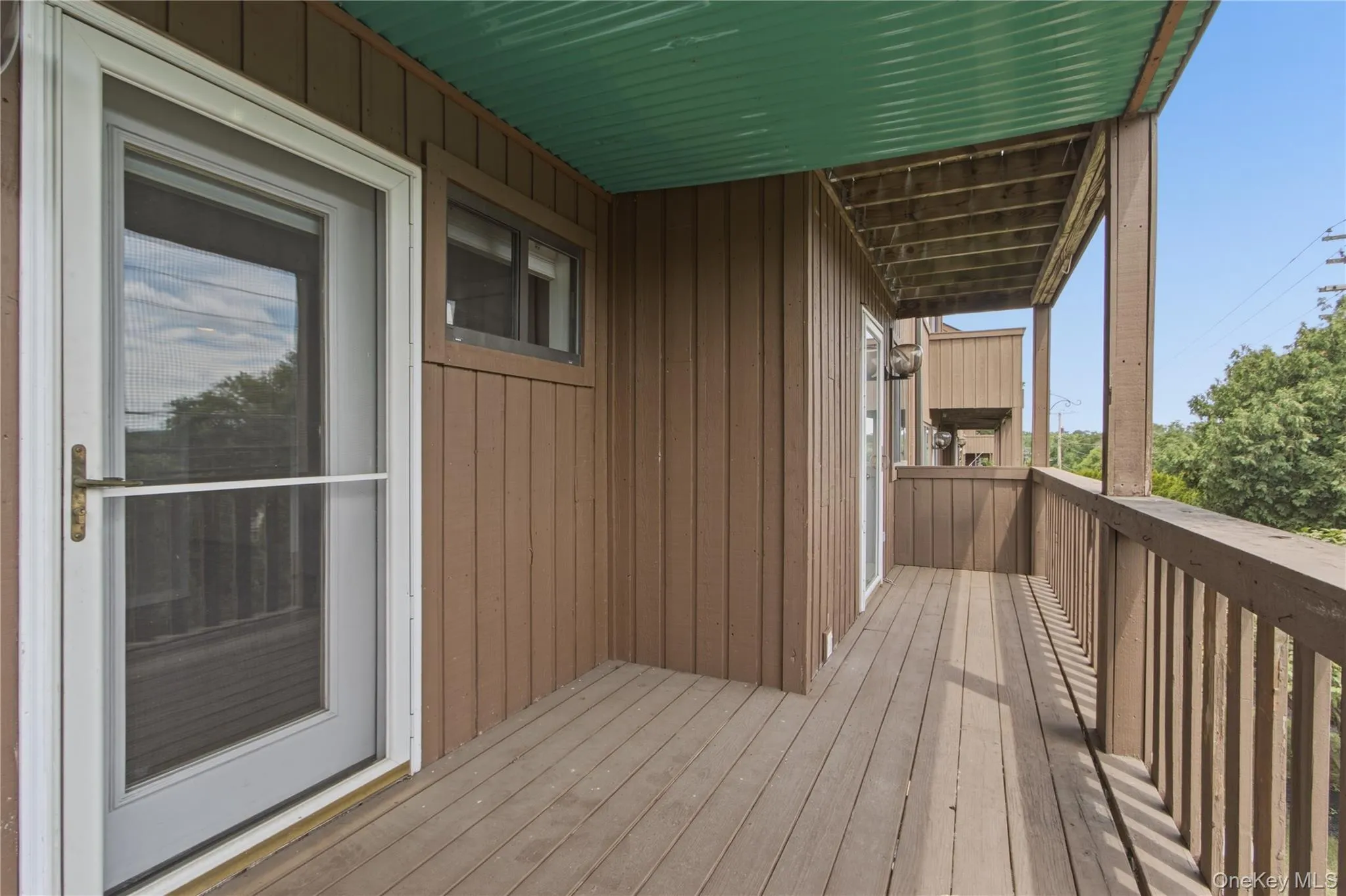 Deck off 2 bedrooms Deck off 2 bedrooms