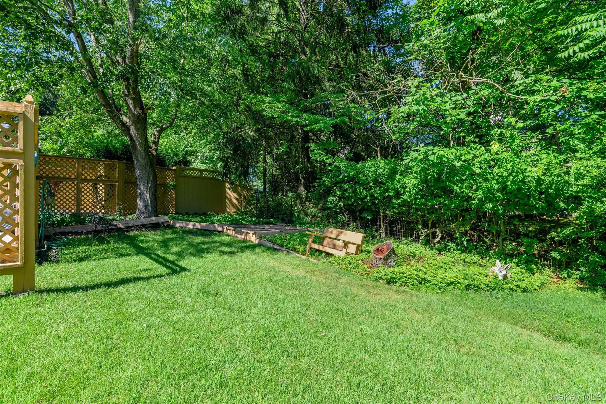 large rear yard large rear yard