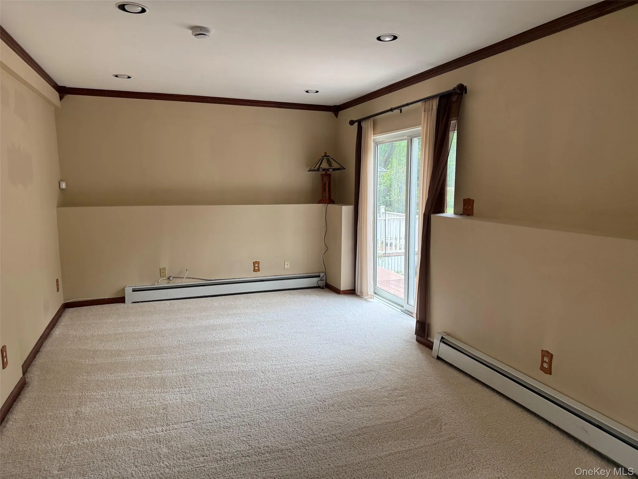 unfurnished with a sliding glass door that leads to the deck unfurnished with a sliding glass door that leads to the deck