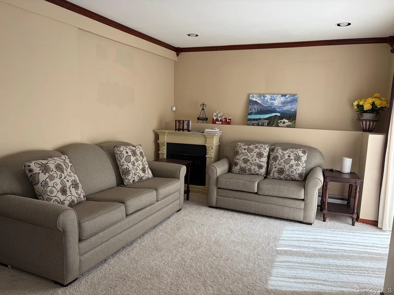 Another angle of furnished family room Another angle of furnished family room