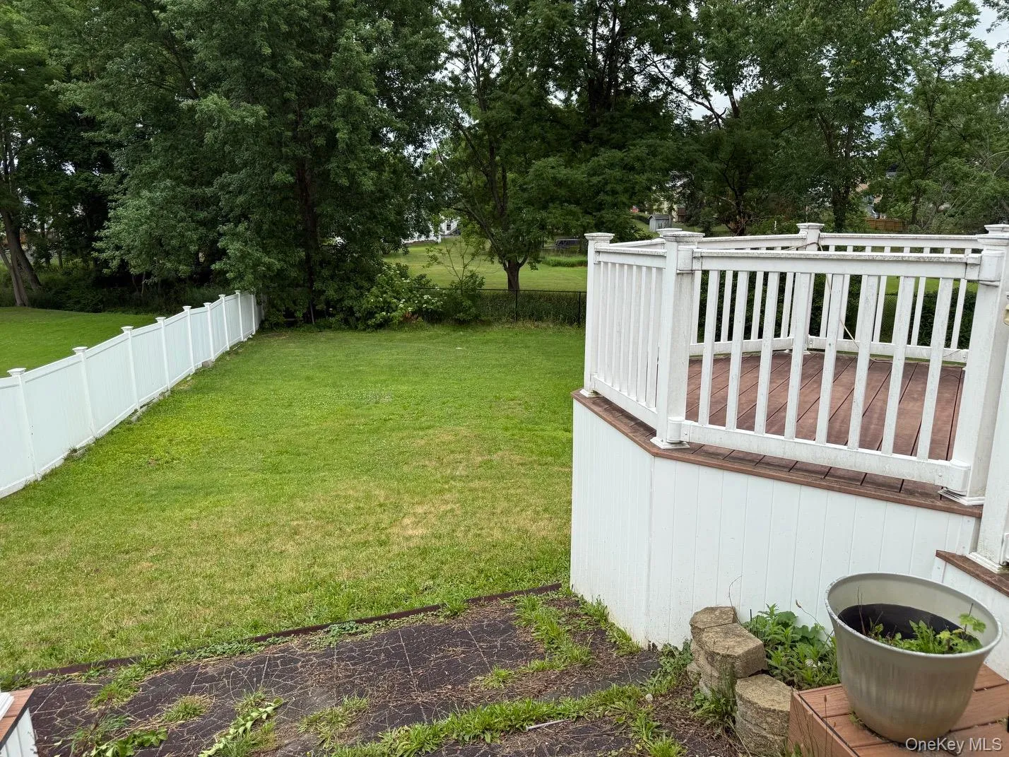 fenced in yard fenced in yard