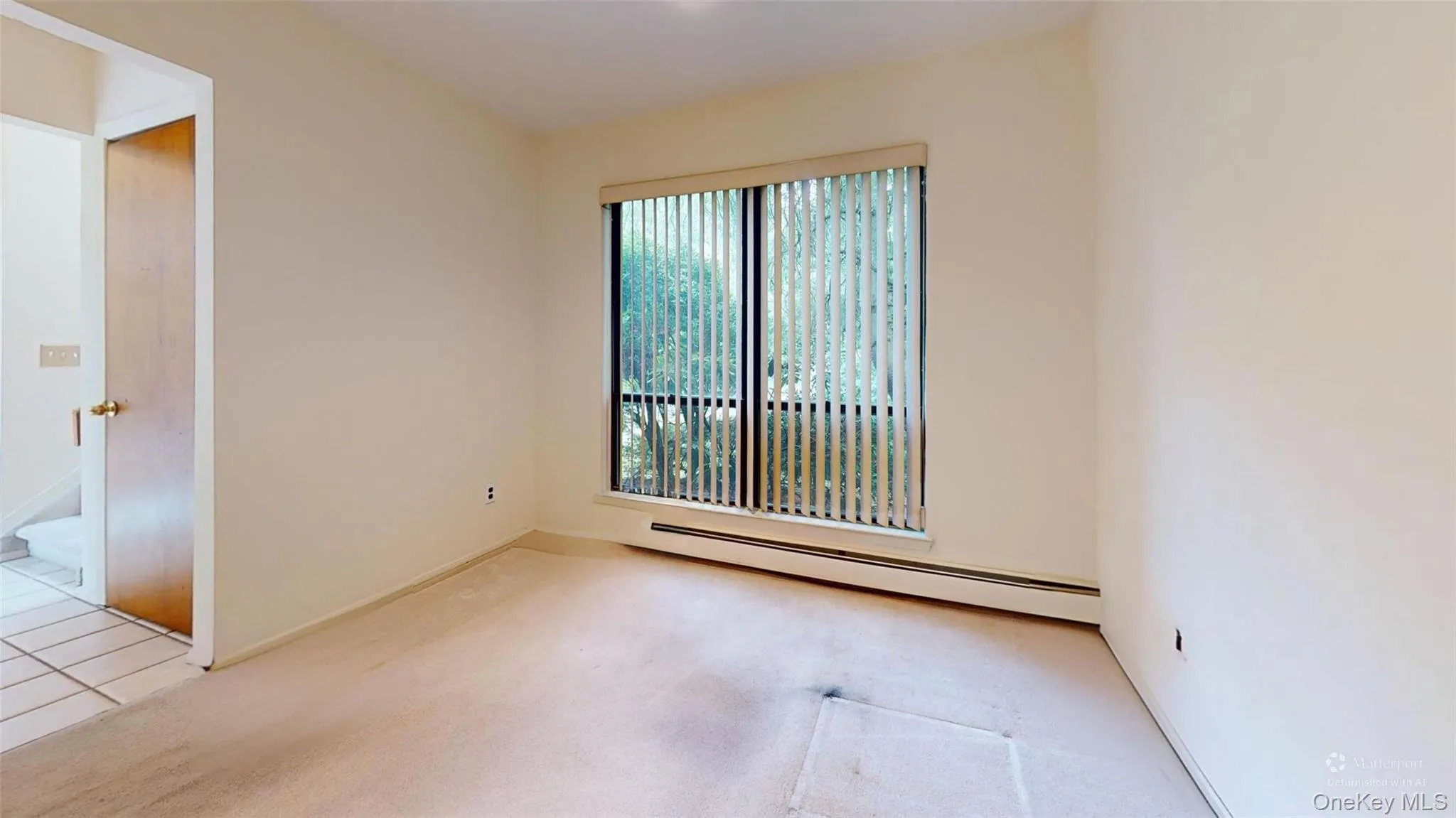 The office is located just off the front door entry and is ideally situated next to one of the two half baths in the house. The office is located just off the front door entry and is ideally situated next to one of the two half baths in the house.