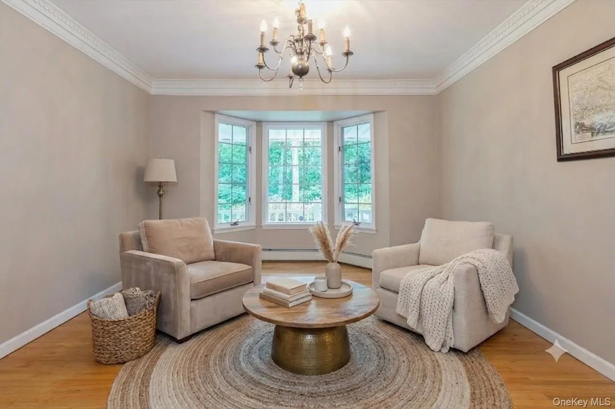 Virtually Staged sitting or dining room Virtually Staged sitting or dining room
