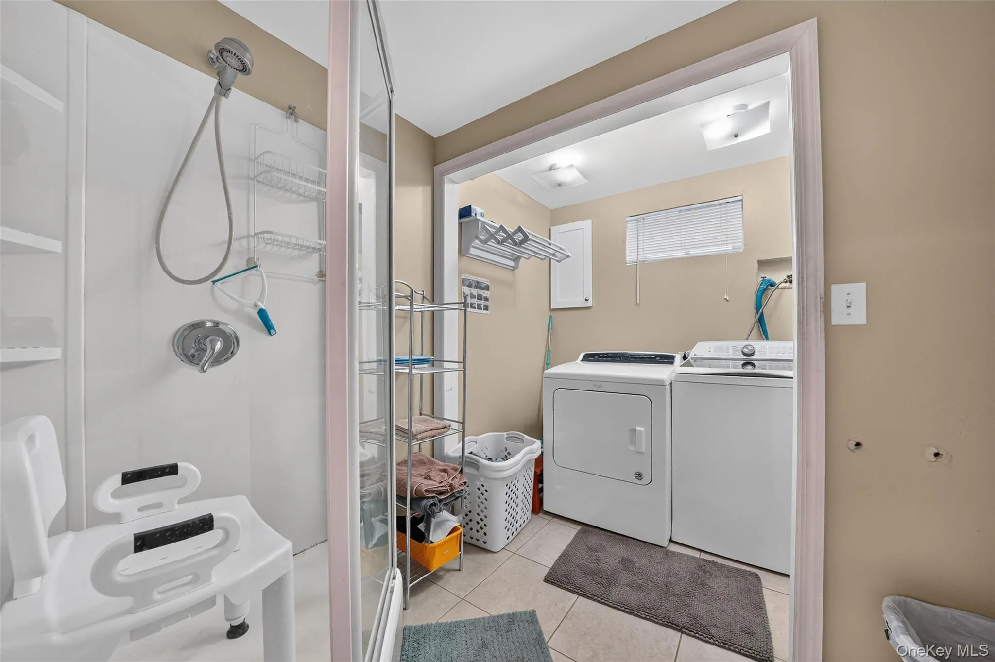 Bathroom plus laundry room Bathroom plus laundry room