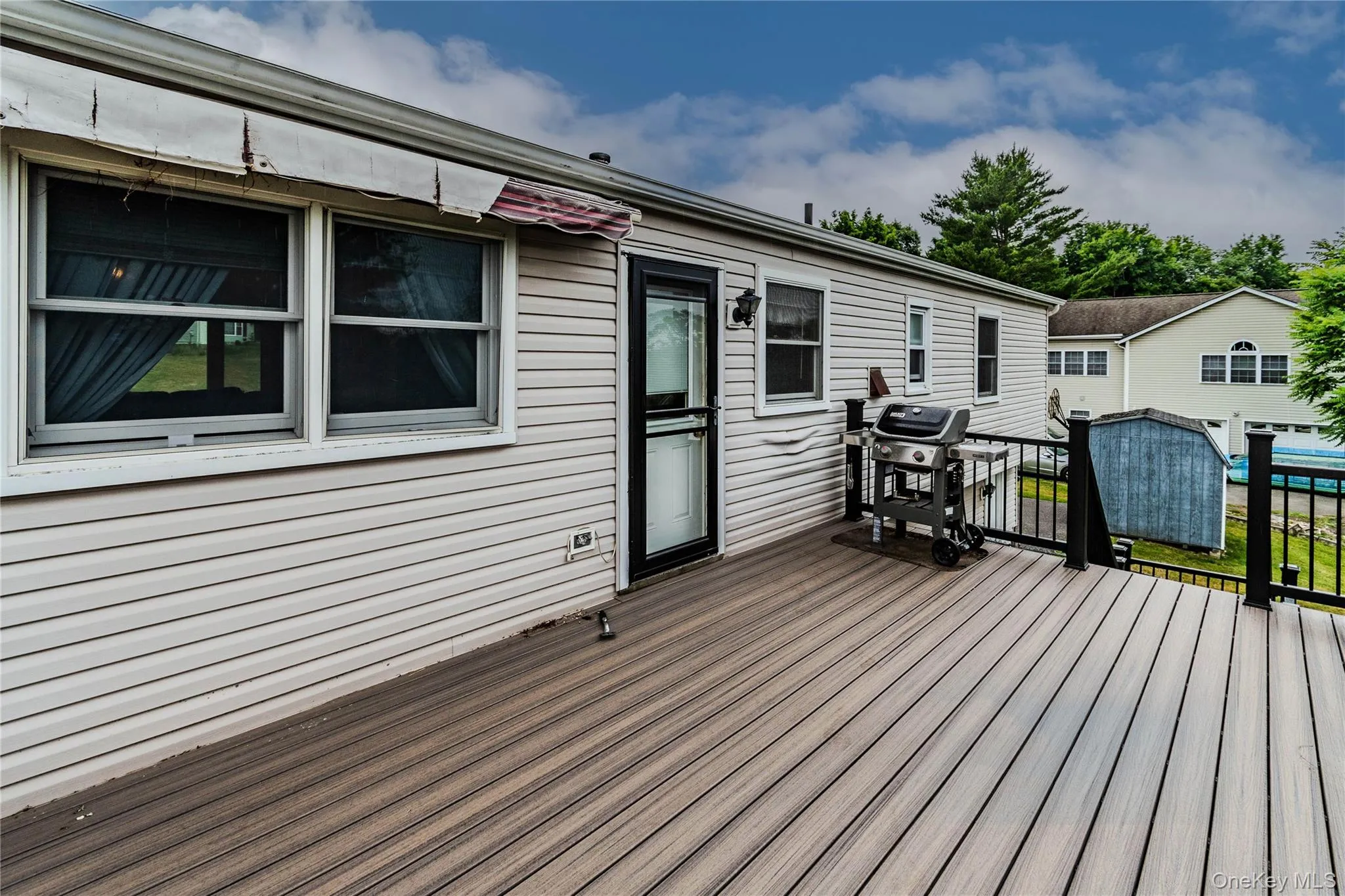 Trex Deck, awning Trex Deck, awning