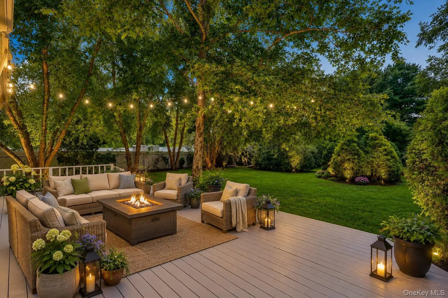 Staged Back Deck Staged Back Deck