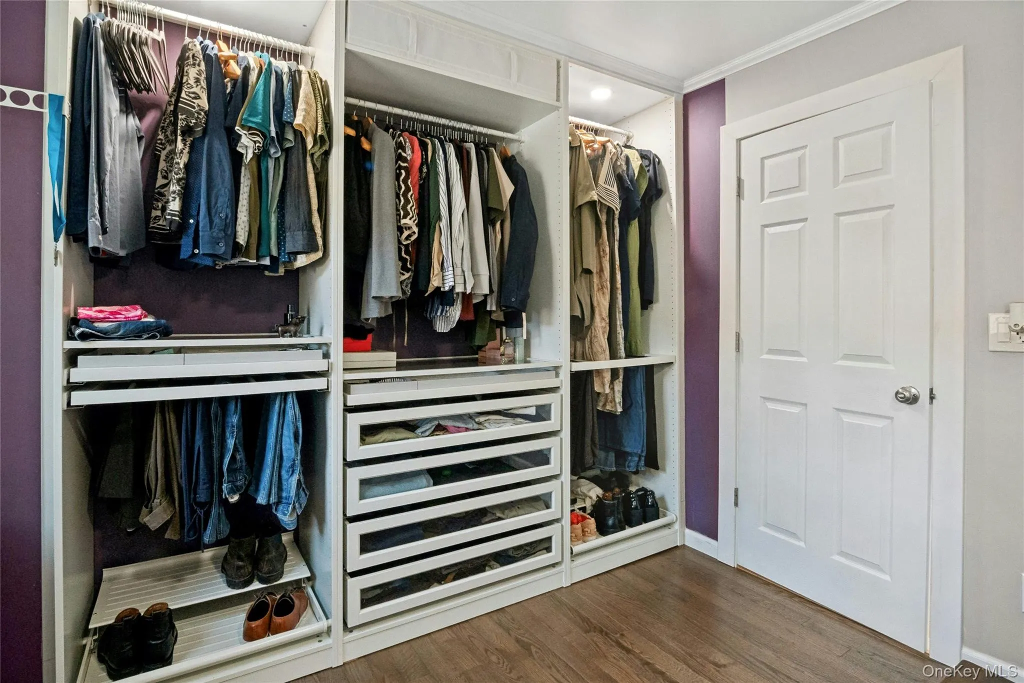 Master bedroom closet Master bedroom closet