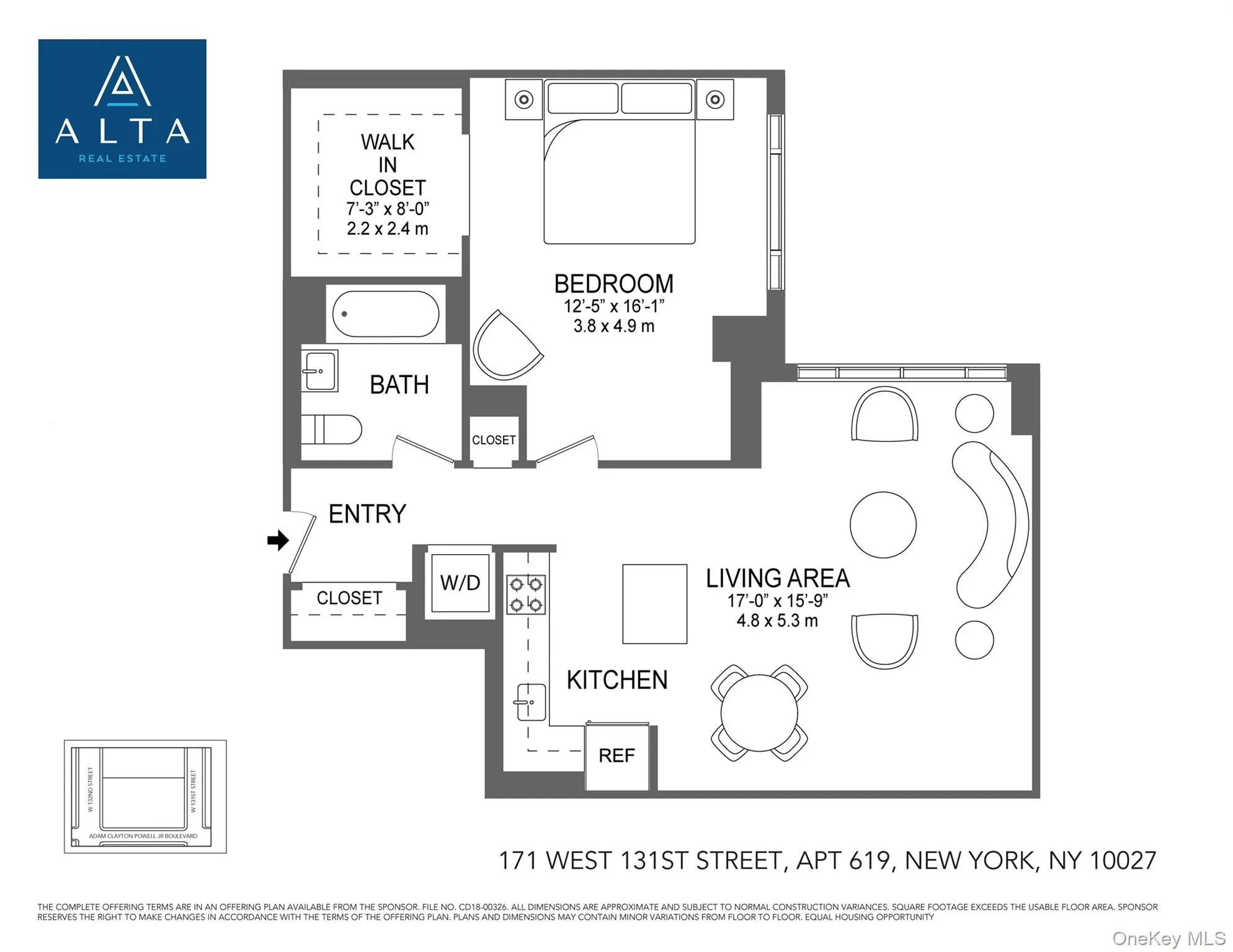 171 131st Street, New York, NY, 1 Bedroom Bedrooms, 2 Rooms Rooms,1 BathroomBathrooms,Residential,For Rent,131st,0,1022082 171 131st Street, New York, NY, 1 Bedroom Bedrooms, 2 Rooms Rooms,1 BathroomBathrooms,Residential,For Rent,131st,0,1022082