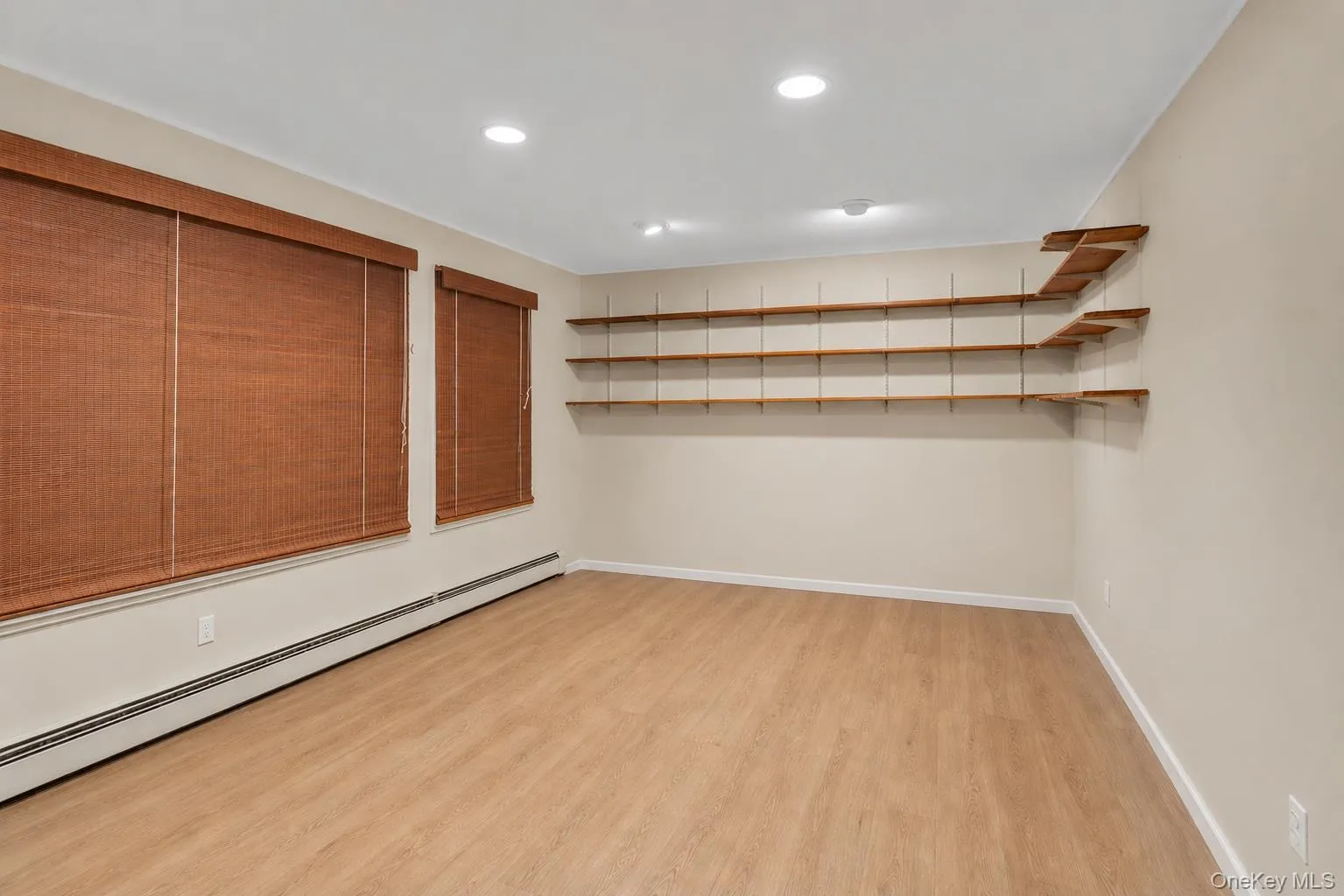 AI generated photo of downstairs office/bedroom. AI generated photo of downstairs office/bedroom.