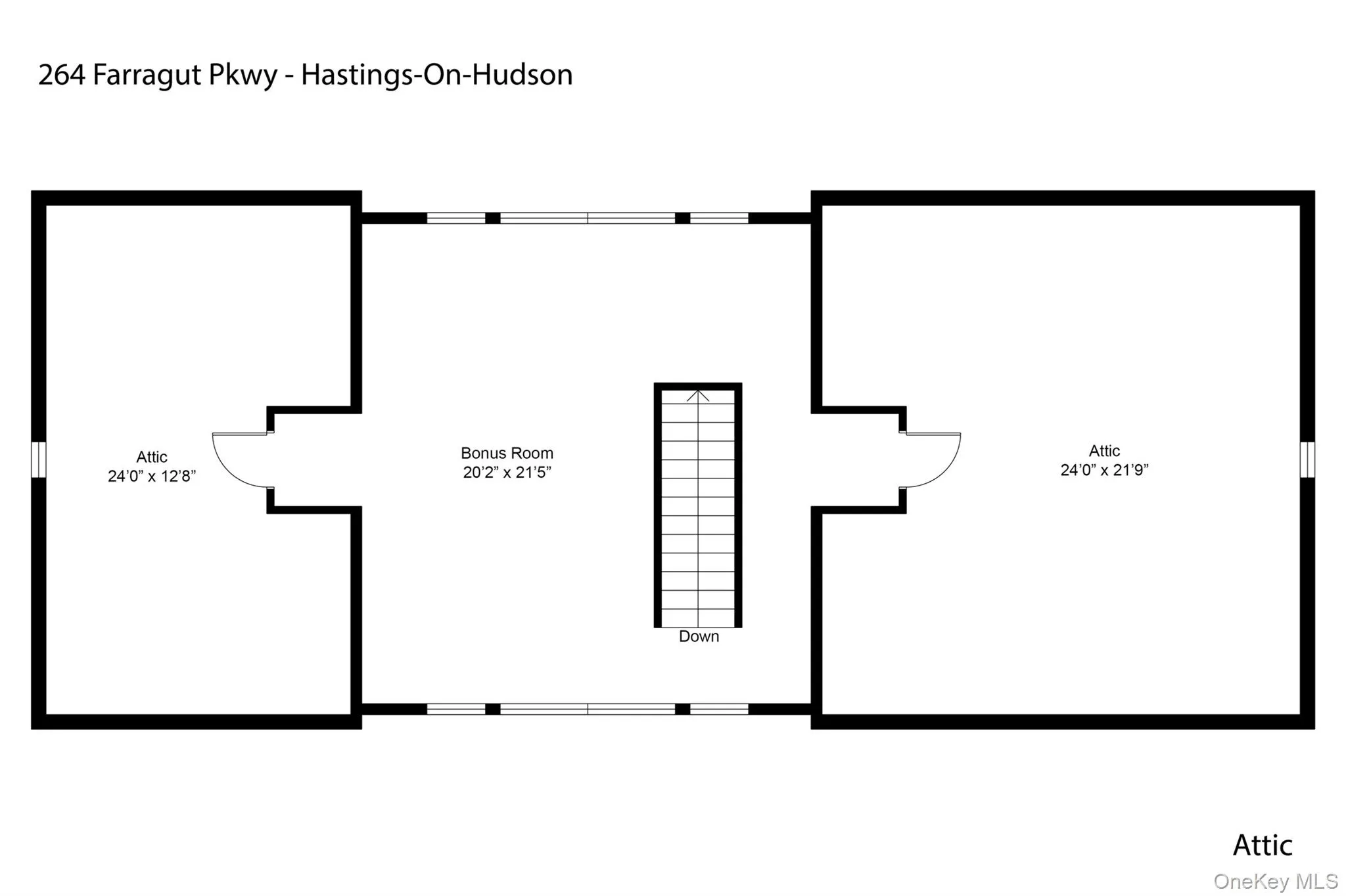 Expansive third-level attic footprint highlighting a massive, fully finished flex bonus room ideal for a media studio, playroom, or home office Expansive third-level attic footprint highlighting a massive, fully finished flex bonus room ideal for a media studio, playroom, or home office