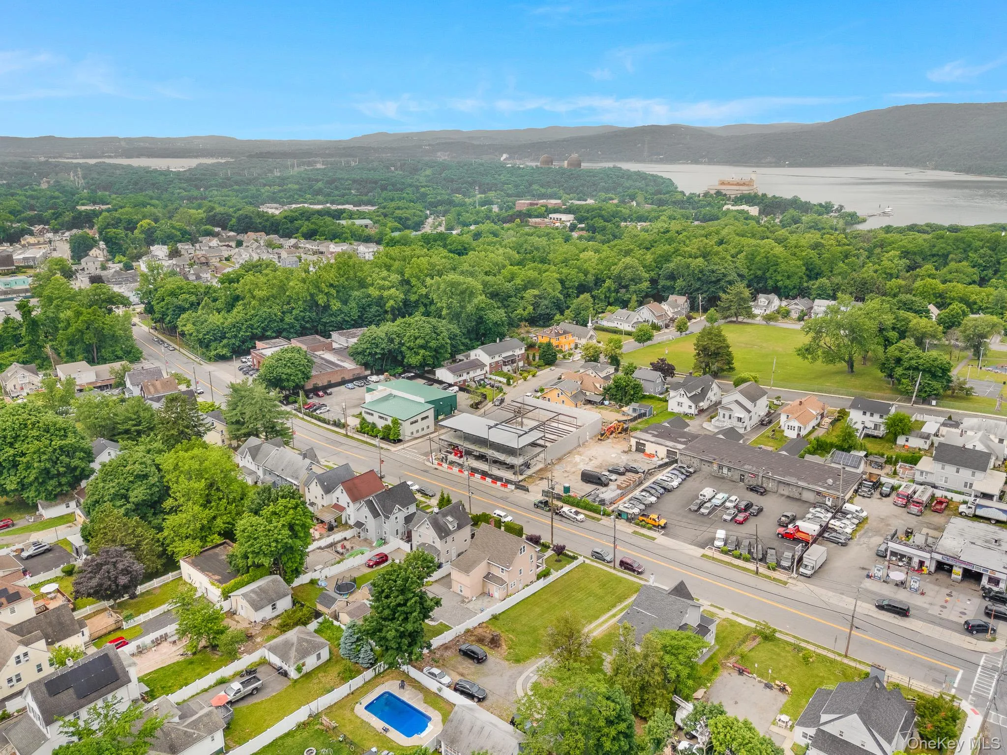 Aerial view. Aerial view.