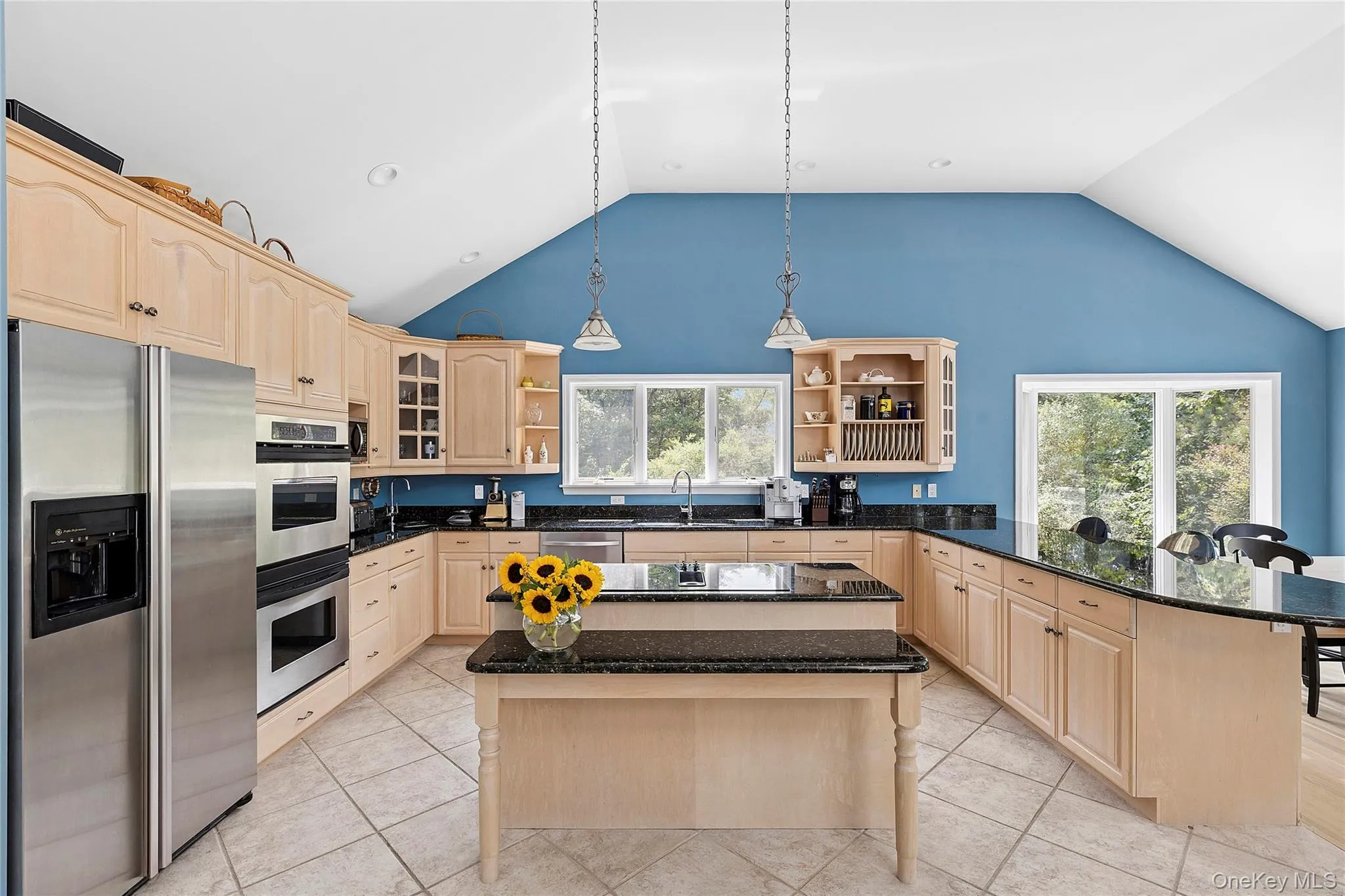 Kitchen with stainless steel appliances Kitchen with stainless steel appliances