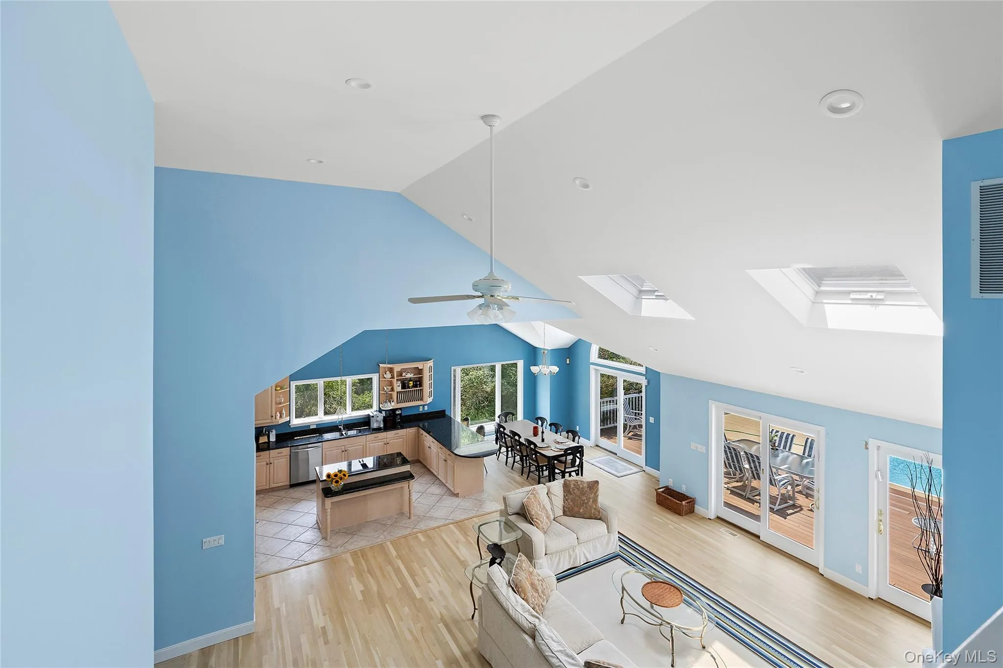 2nd floor landing, skylights 2nd floor landing, skylights