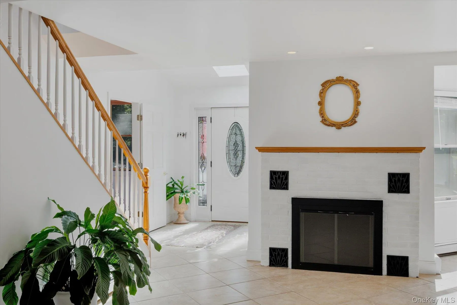 Wood fireplace in the heart of the home. Wood fireplace in the heart of the home.
