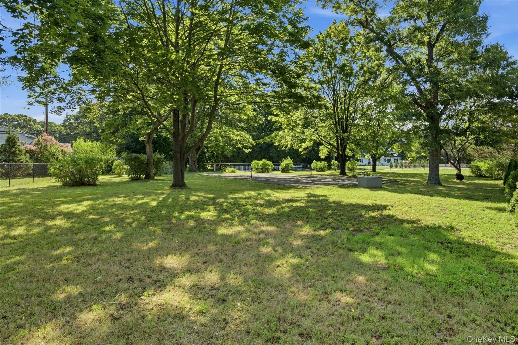 Large side yard Large side yard