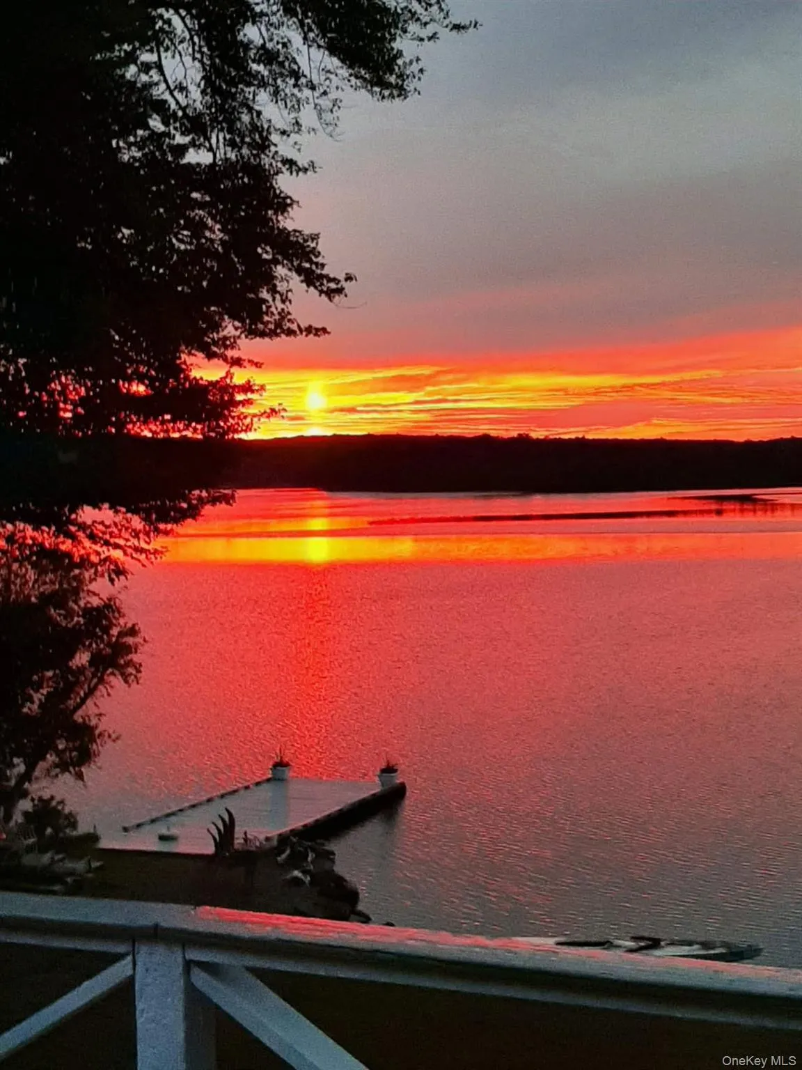 Yankee Lake Sunset view from deck Yankee Lake Sunset view from deck