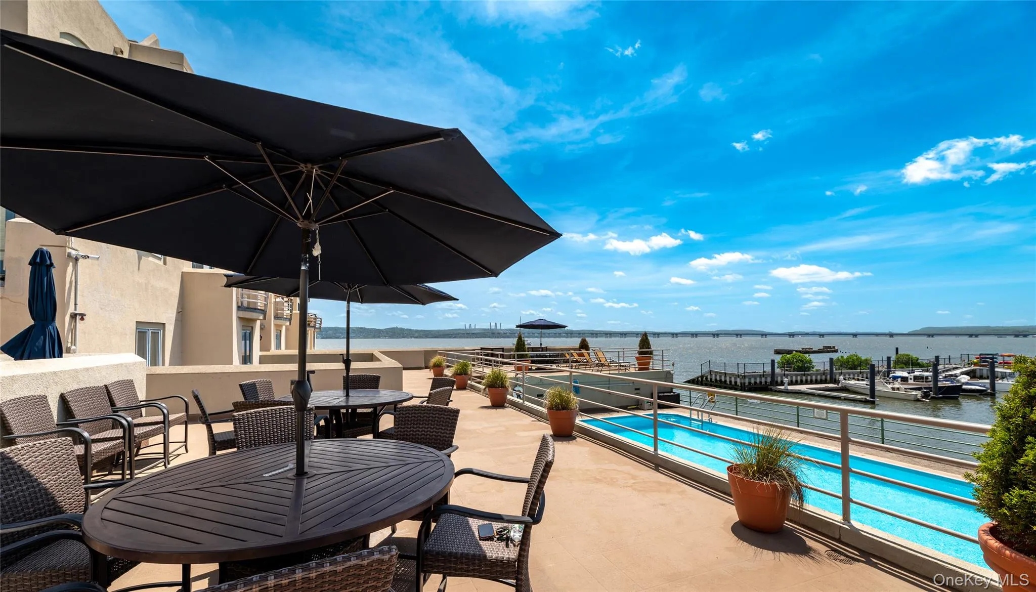 Around pool for outdoor dining/barbecuing Around pool for outdoor dining/barbecuing