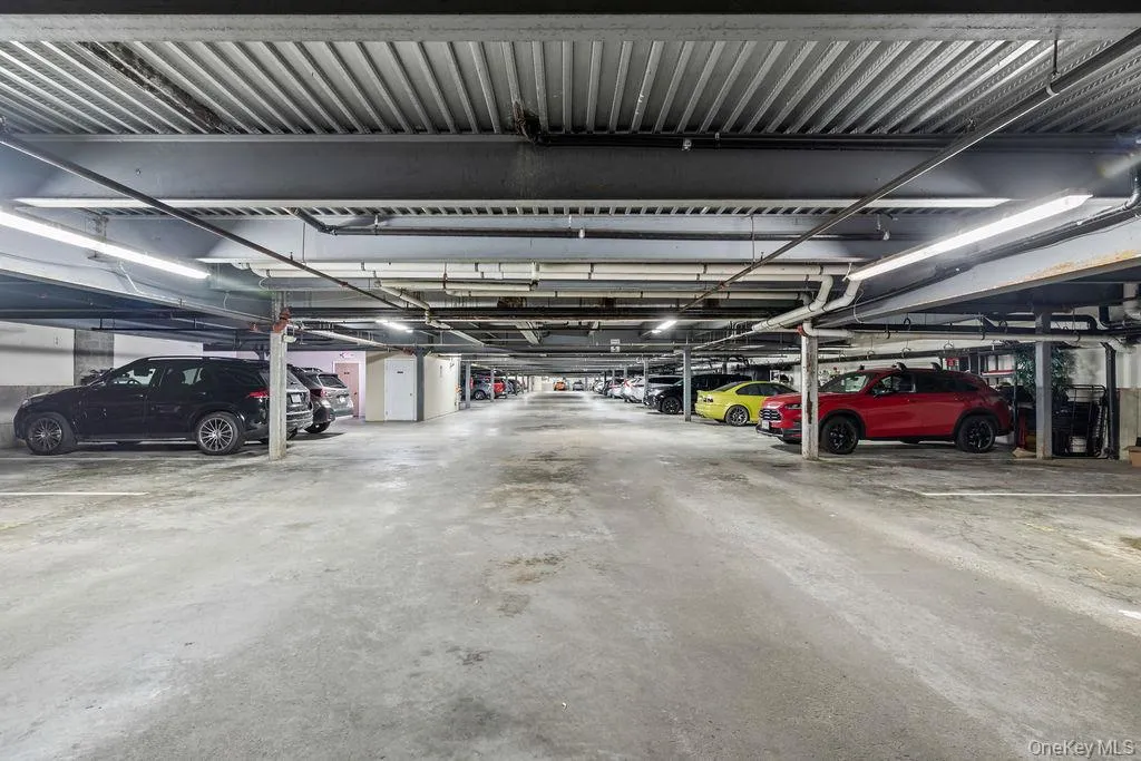 Underground, heated parking under building. Underground, heated parking under building.