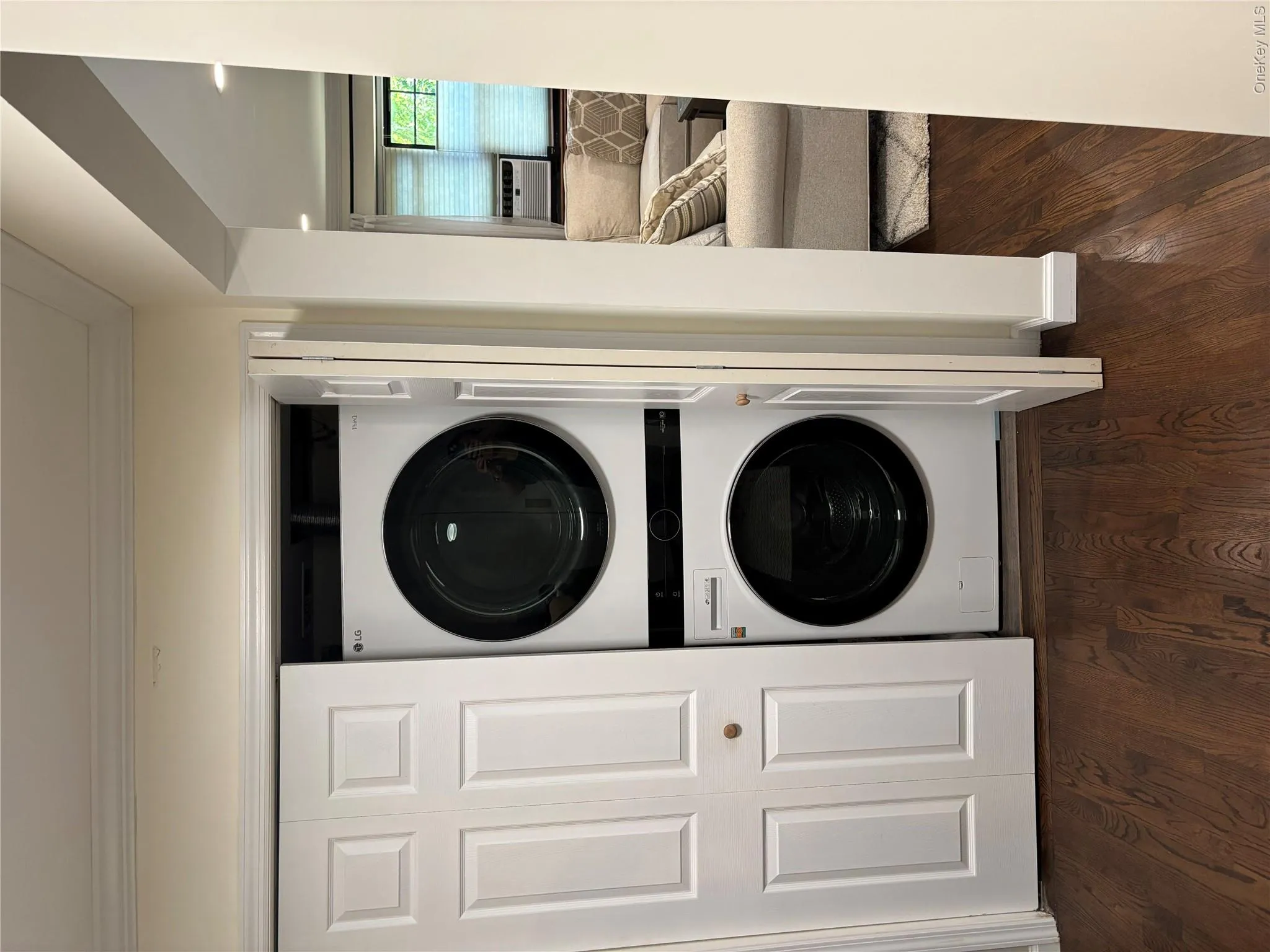 Full sjze washer/dryer in unit with additional close space Full sjze washer/dryer in unit with additional close space