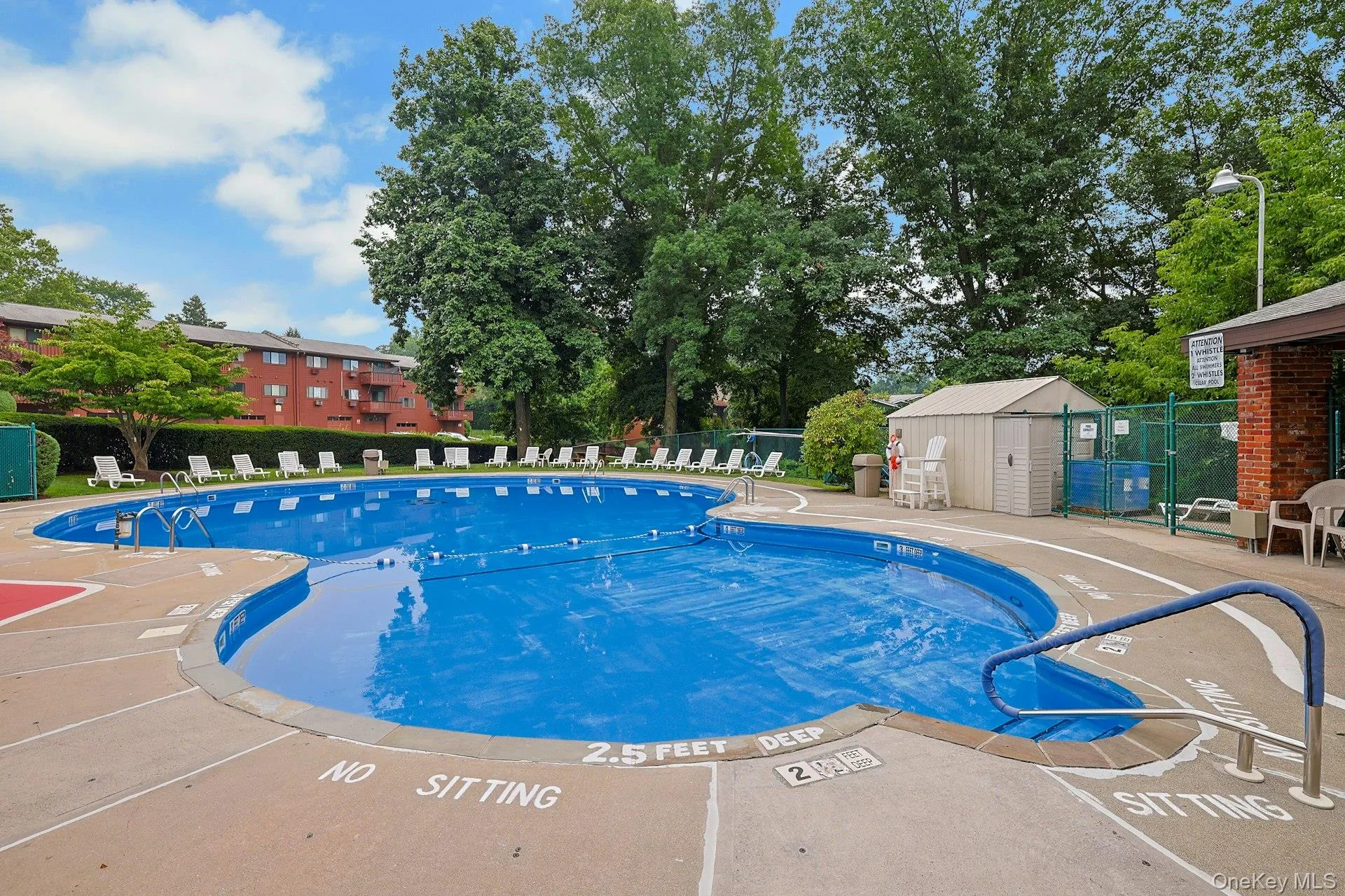 The large community pool is something to look forward to after a long, hot summer day, and a very rare amenity for most rentals. The large community pool is something to look forward to after a long, hot summer day, and a very rare amenity for most rentals.