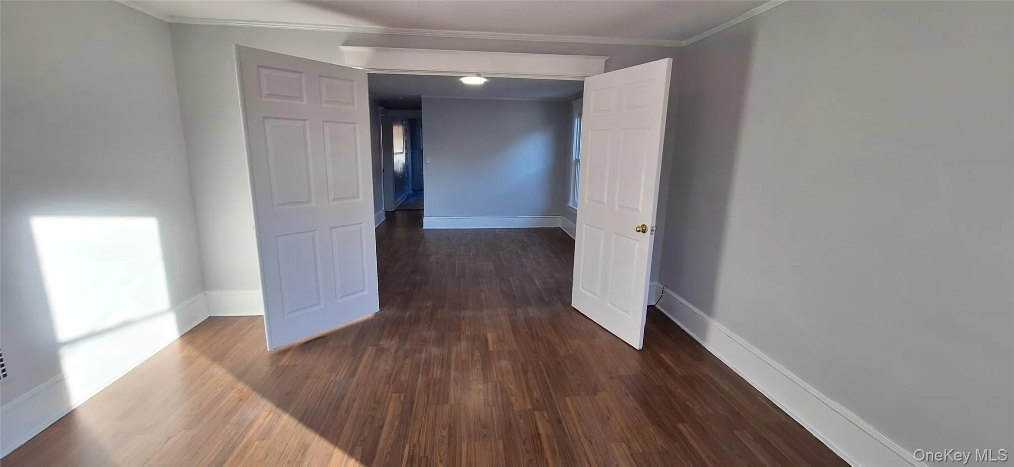 Corridor with crown molding Corridor with crown molding