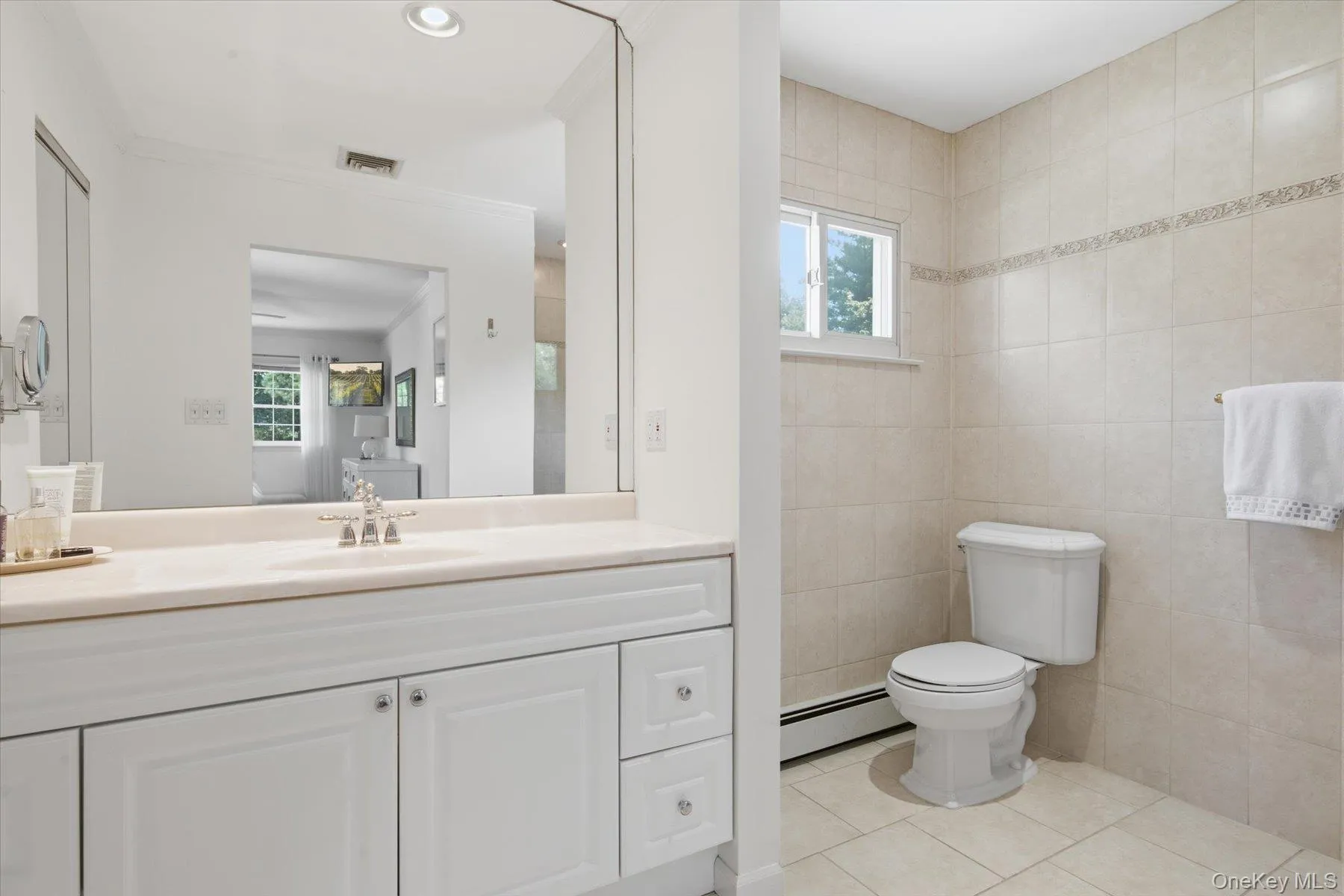 Primary bath designed for comfort and convenience Primary bath designed for comfort and convenience