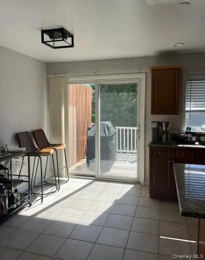 Deck off of kitchen Deck off of kitchen