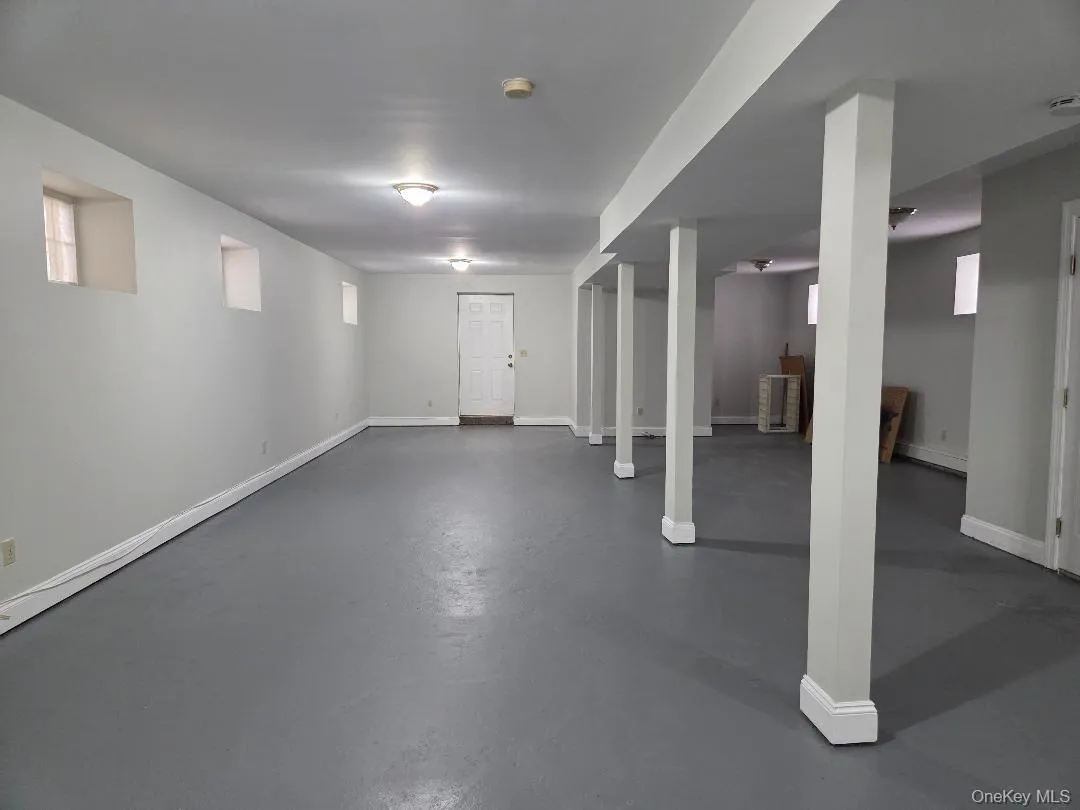 Basement with baseboards Basement with baseboards