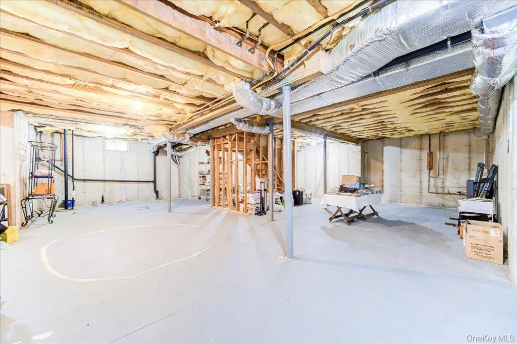 Unfinished basement with rough-in for plumbing if full bathroom is needed; Unfinished basement with rough-in for plumbing if full bathroom is needed;