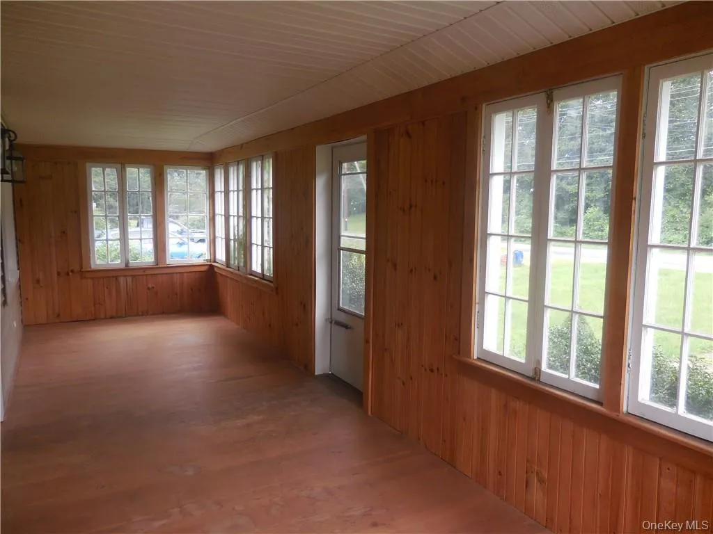 View of unfurnished sunroom View of unfurnished sunroom