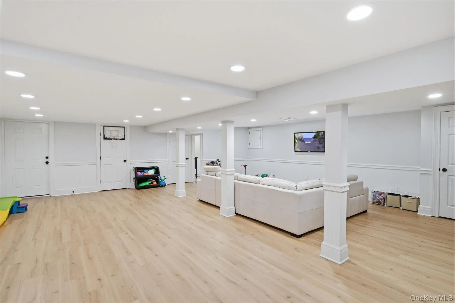Expansive lower level offering flexible recreation and living space. Expansive lower level offering flexible recreation and living space.
