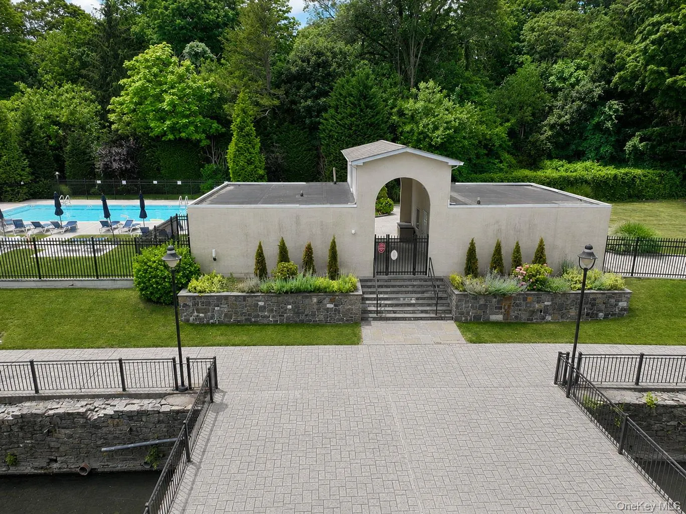Entry to Outdoor Pool Entry to Outdoor Pool
