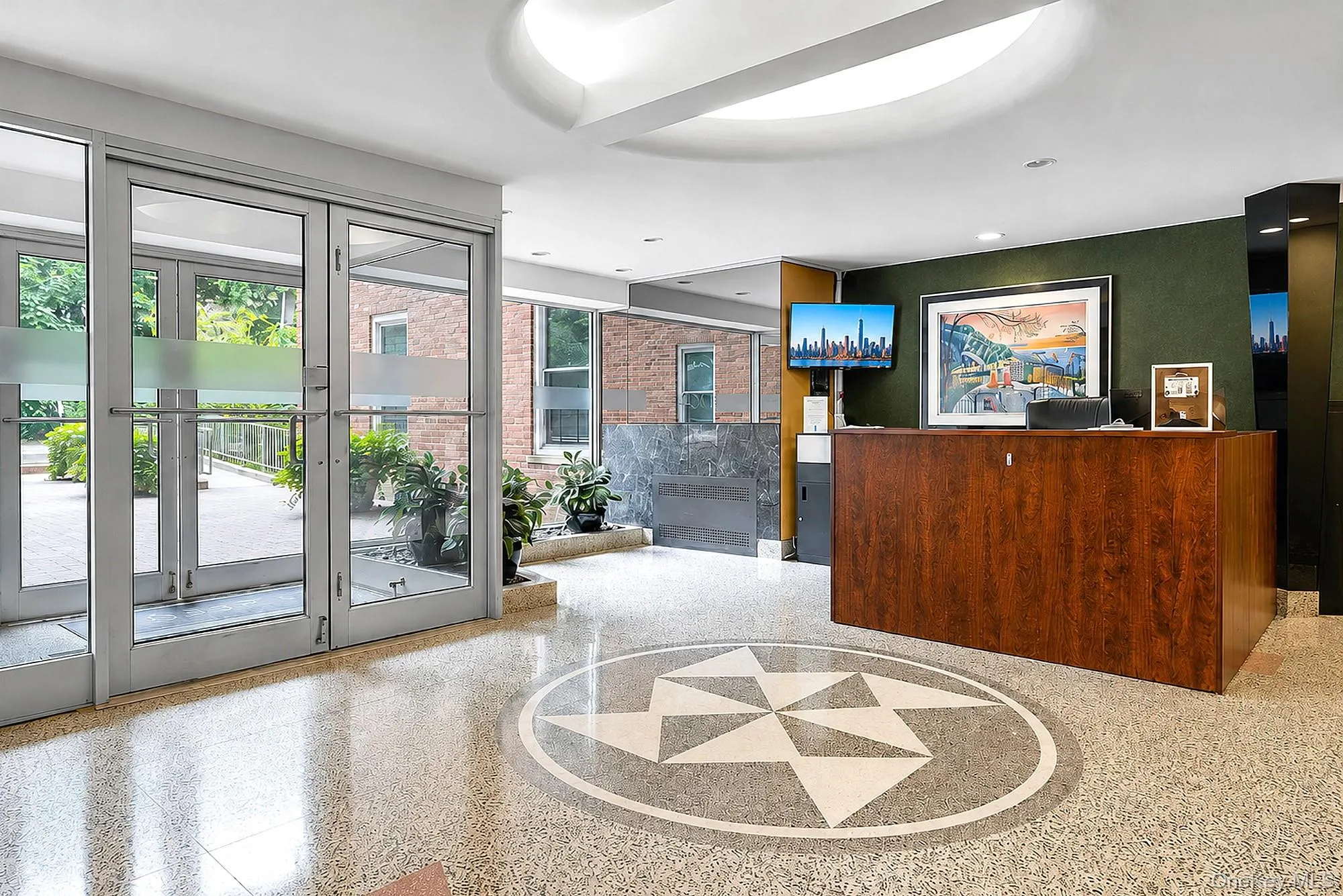 Building lobby Building lobby