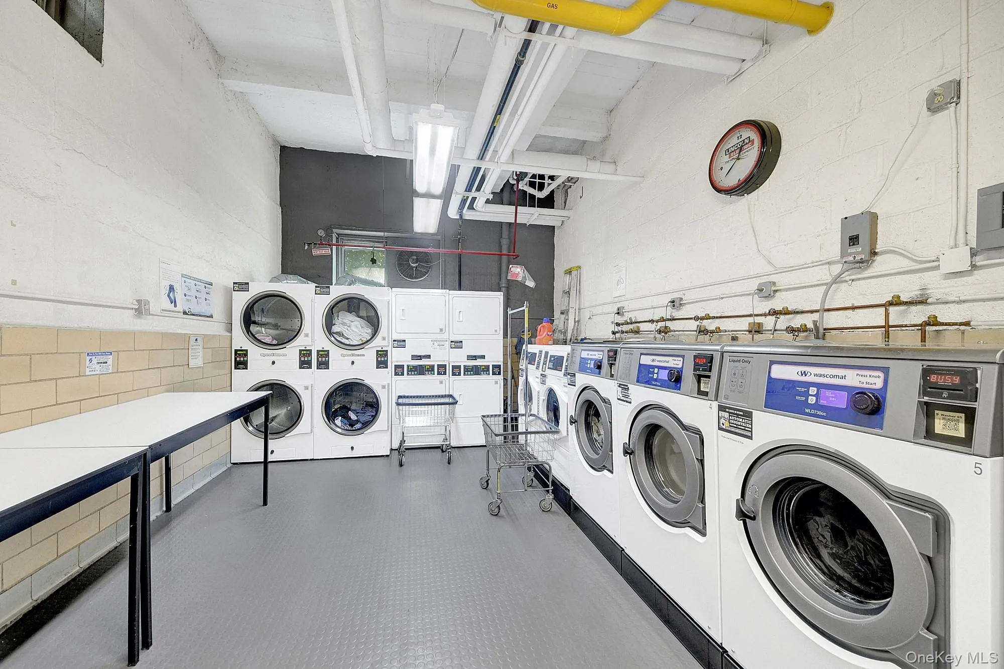 Common laundry room in the basement Common laundry room in the basement