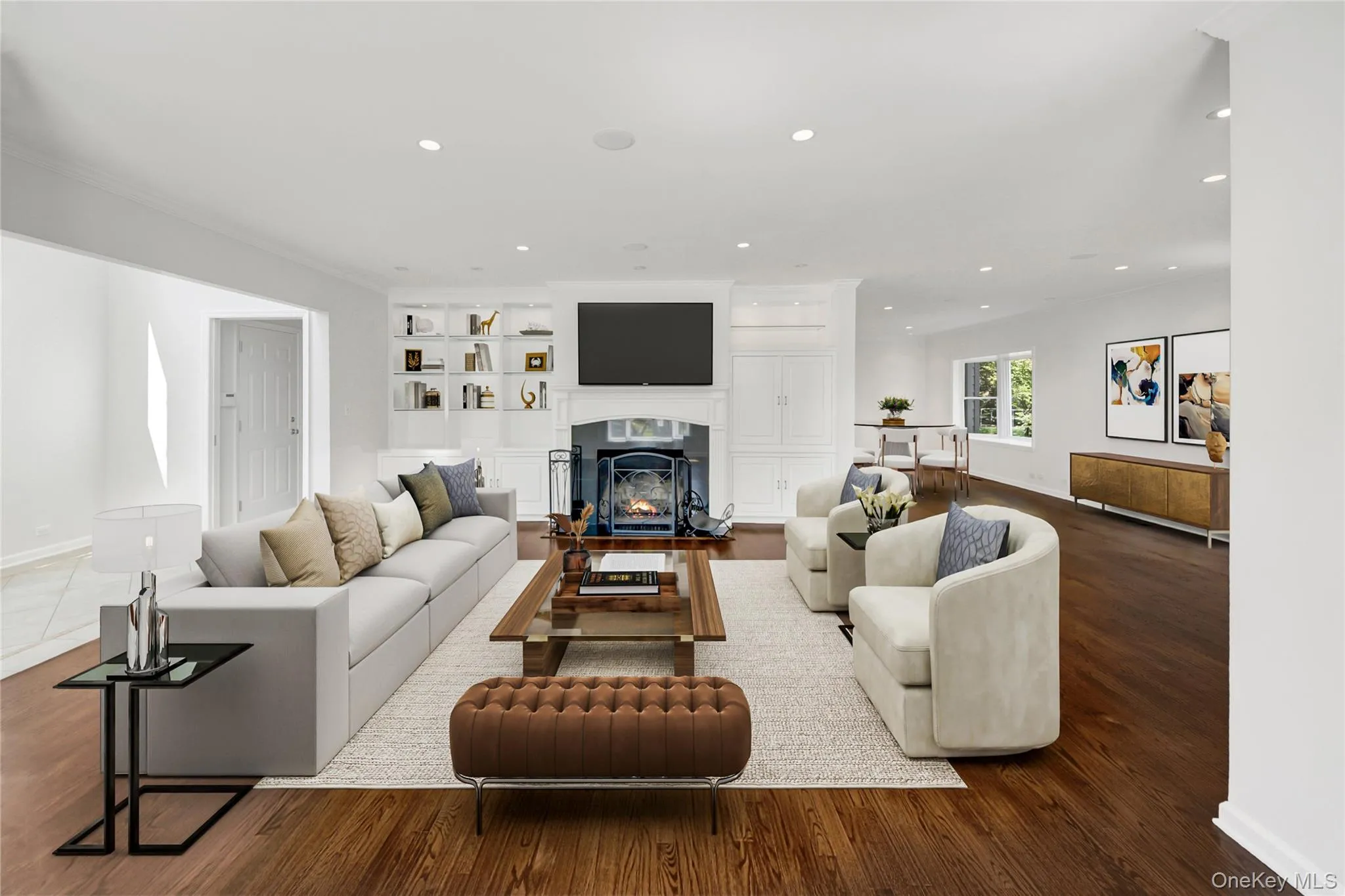 Formal Living Room into Dining Room. Virtually staged Formal Living Room into Dining Room. Virtually staged