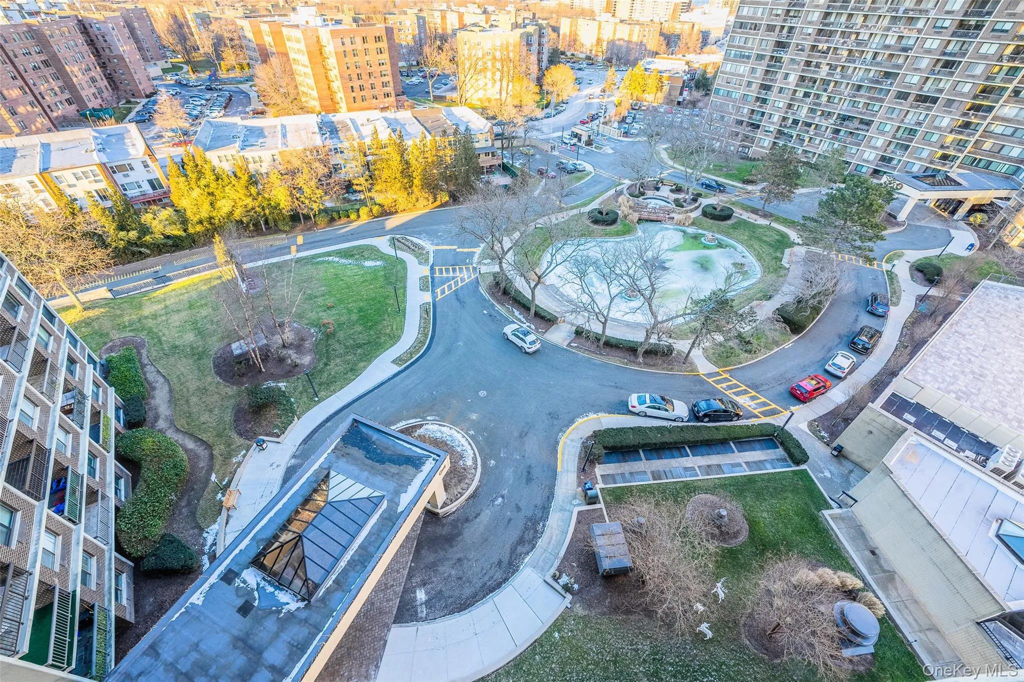 View of urban area featuring apartment complex View of urban area featuring apartment complex